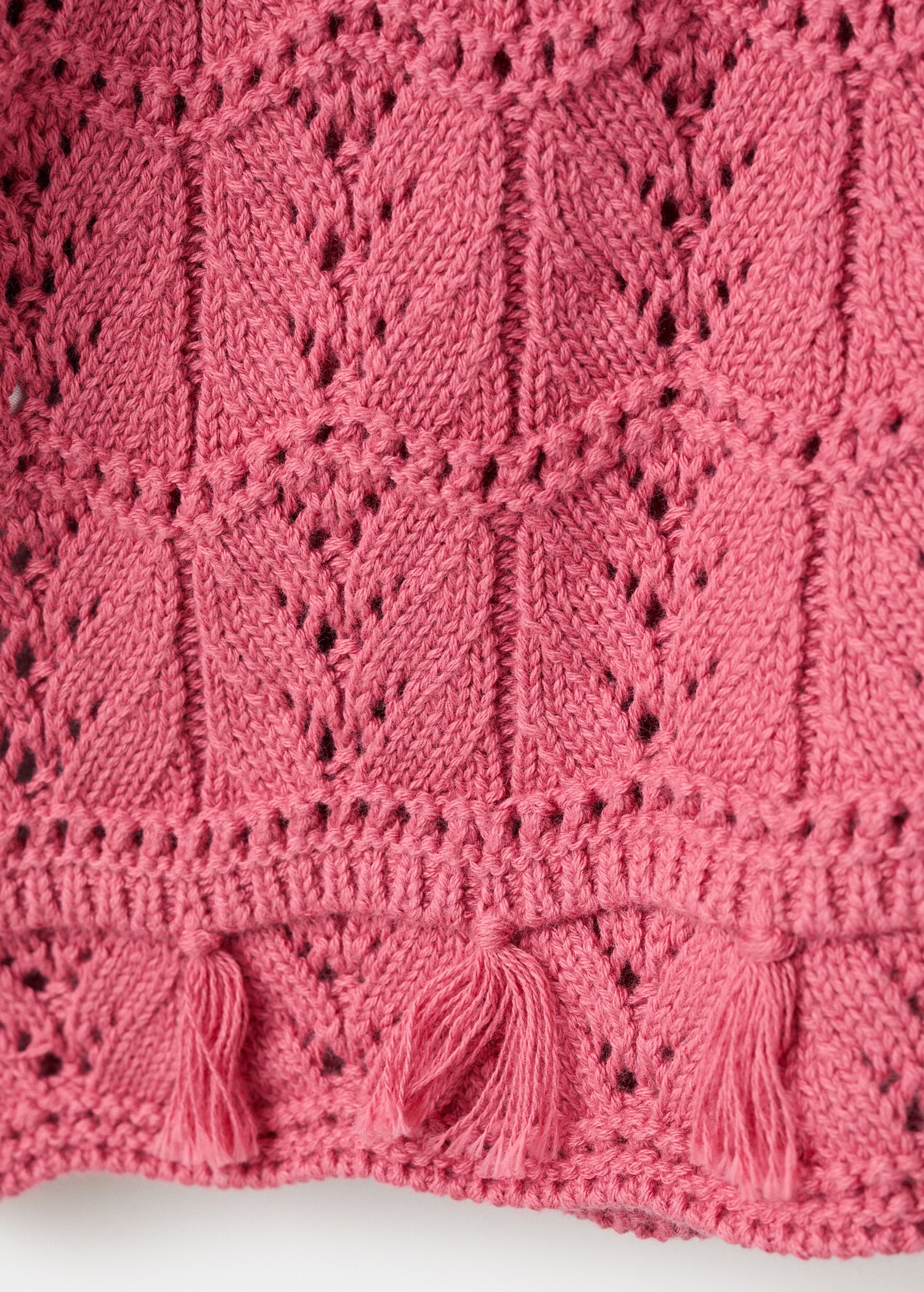 Openwork short-sleeved sweater - Details of the article 0