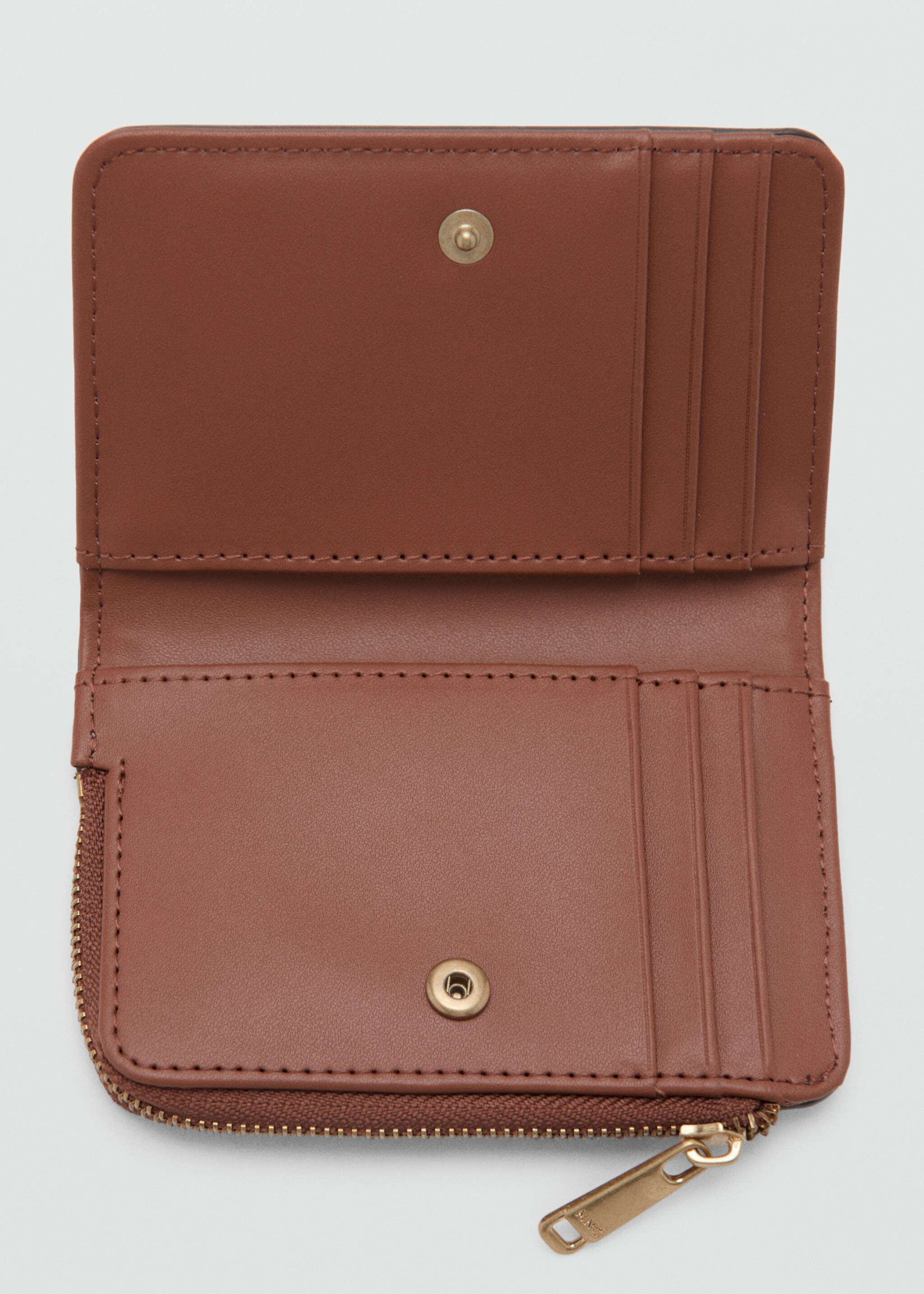 Billetera pequeña textura - Detalle del artículo 1, Beige. Ref: 27086353-00.