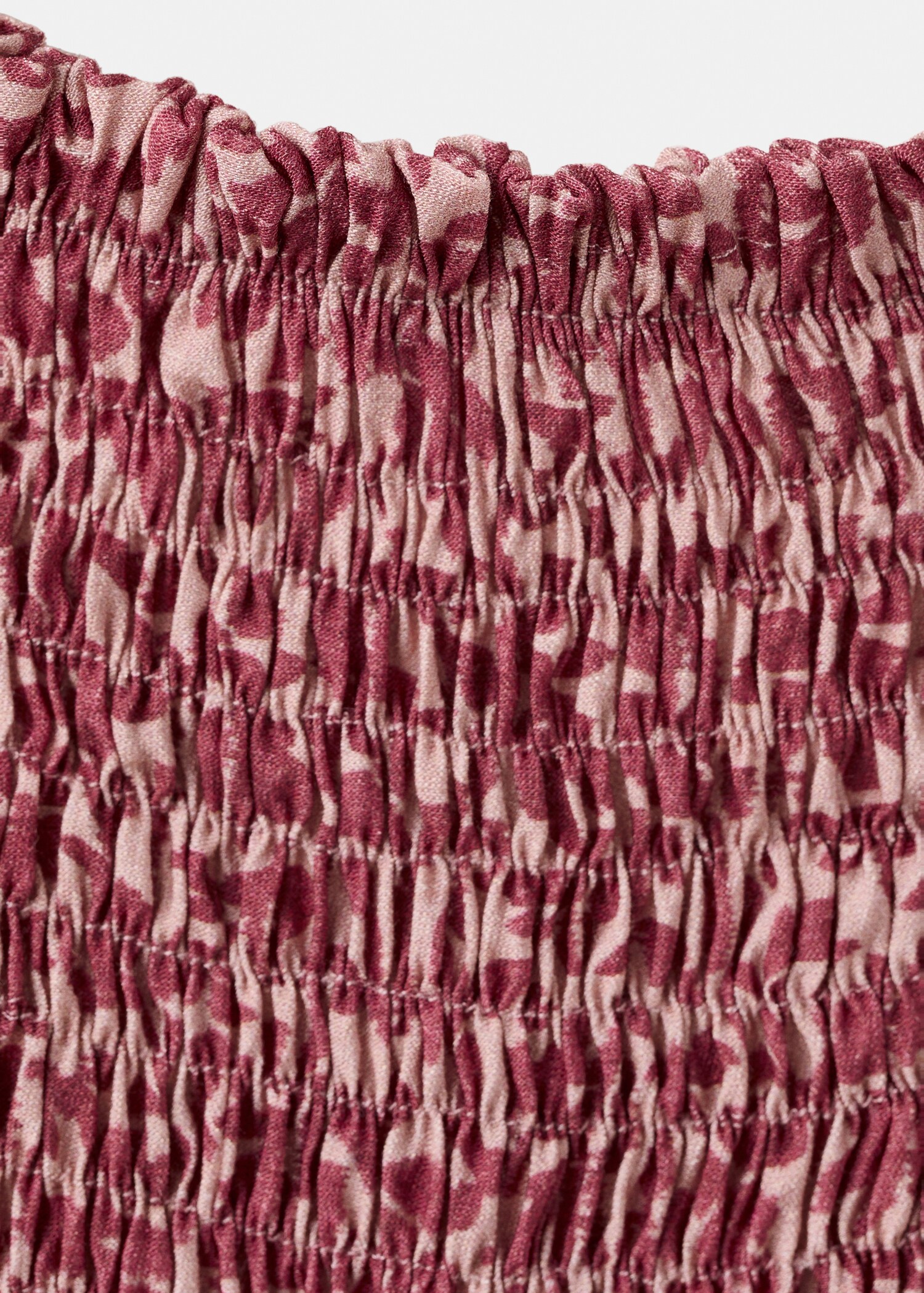 Ruched printed jumpsuit - Details of the article 0