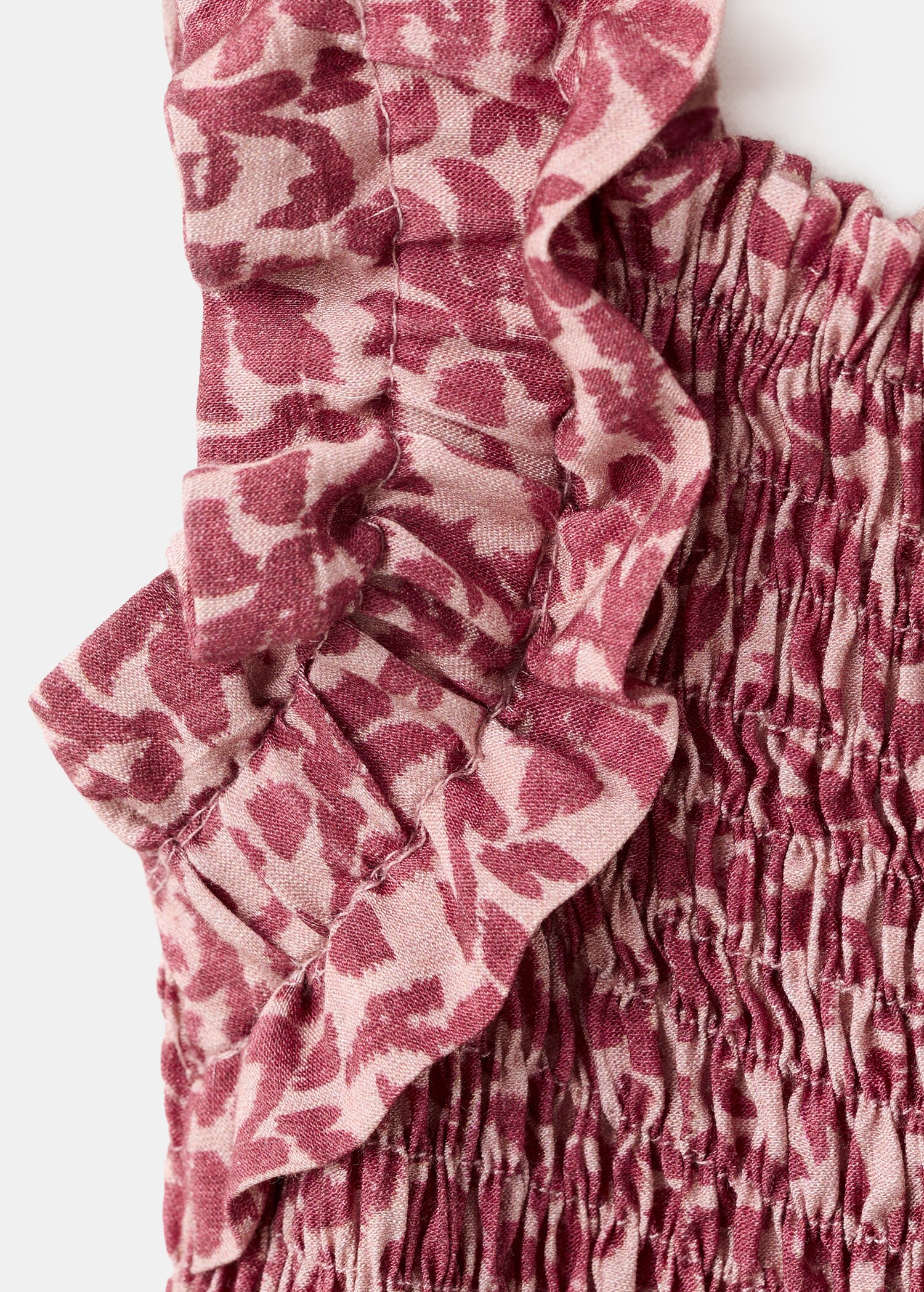 Ruched printed jumpsuit - Details of the article 8