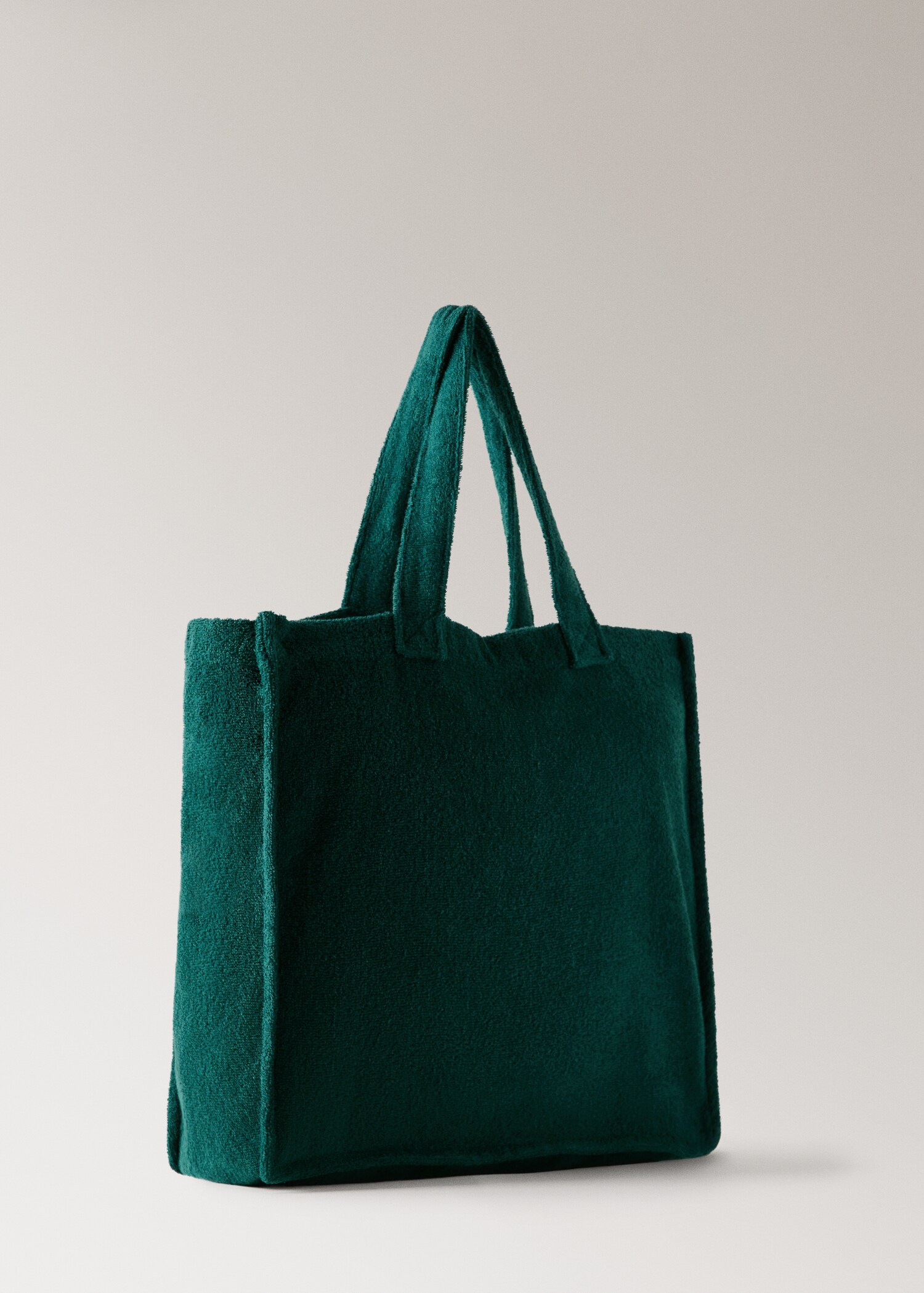 Terry cotton tote bag - Details of the article 1