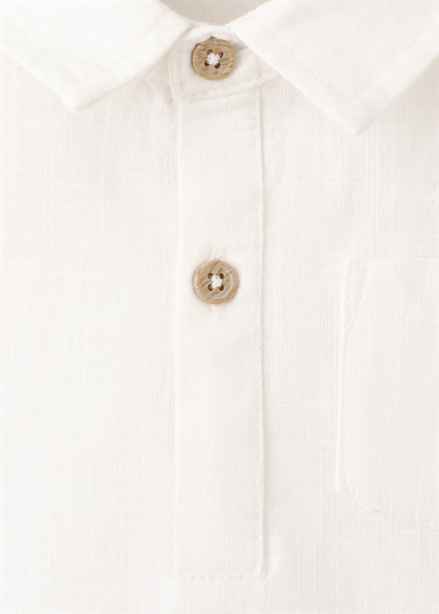 Chest-pocket cotton shirt - Details of the article 8