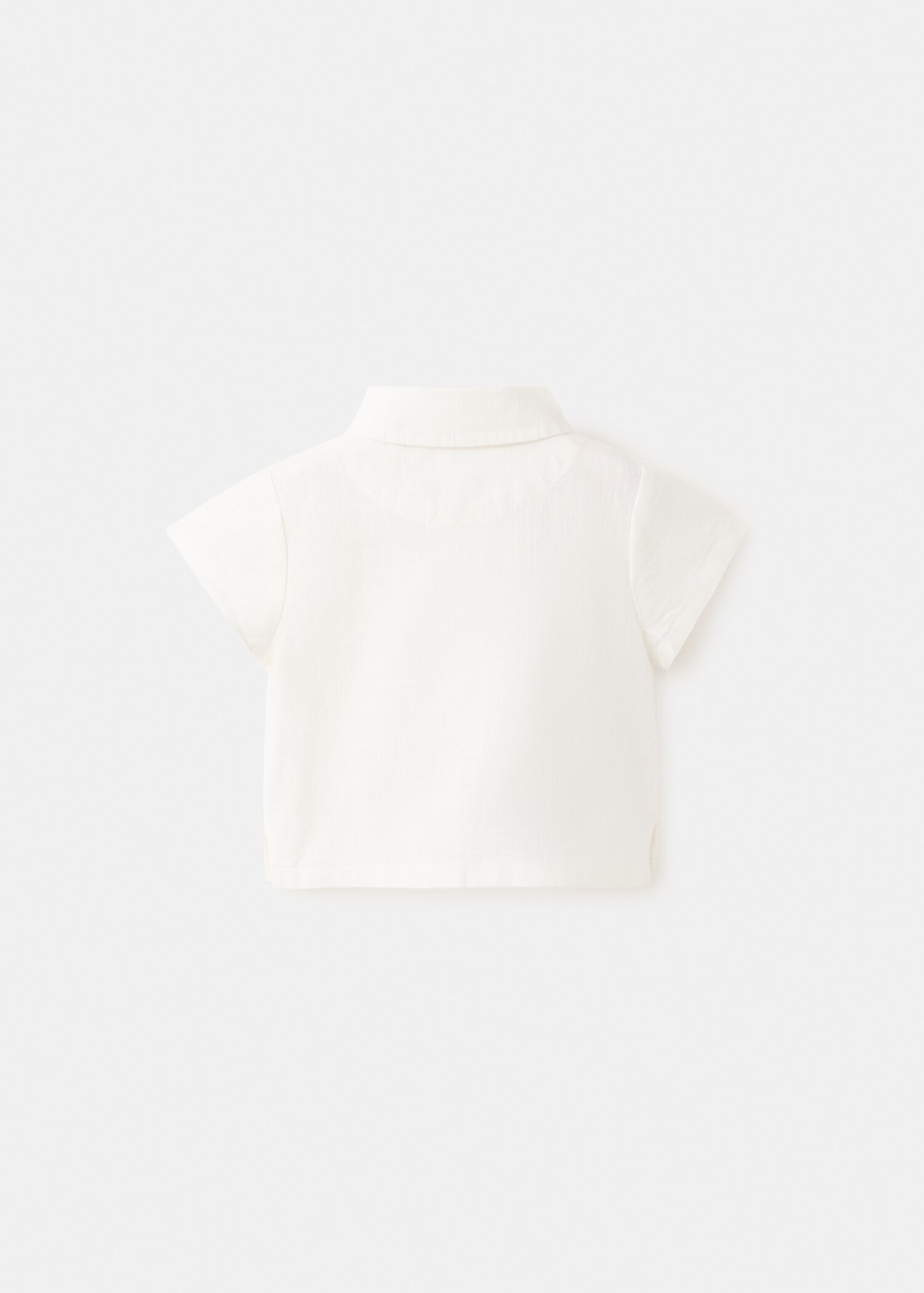Chest-pocket cotton shirt - Reverse of the article