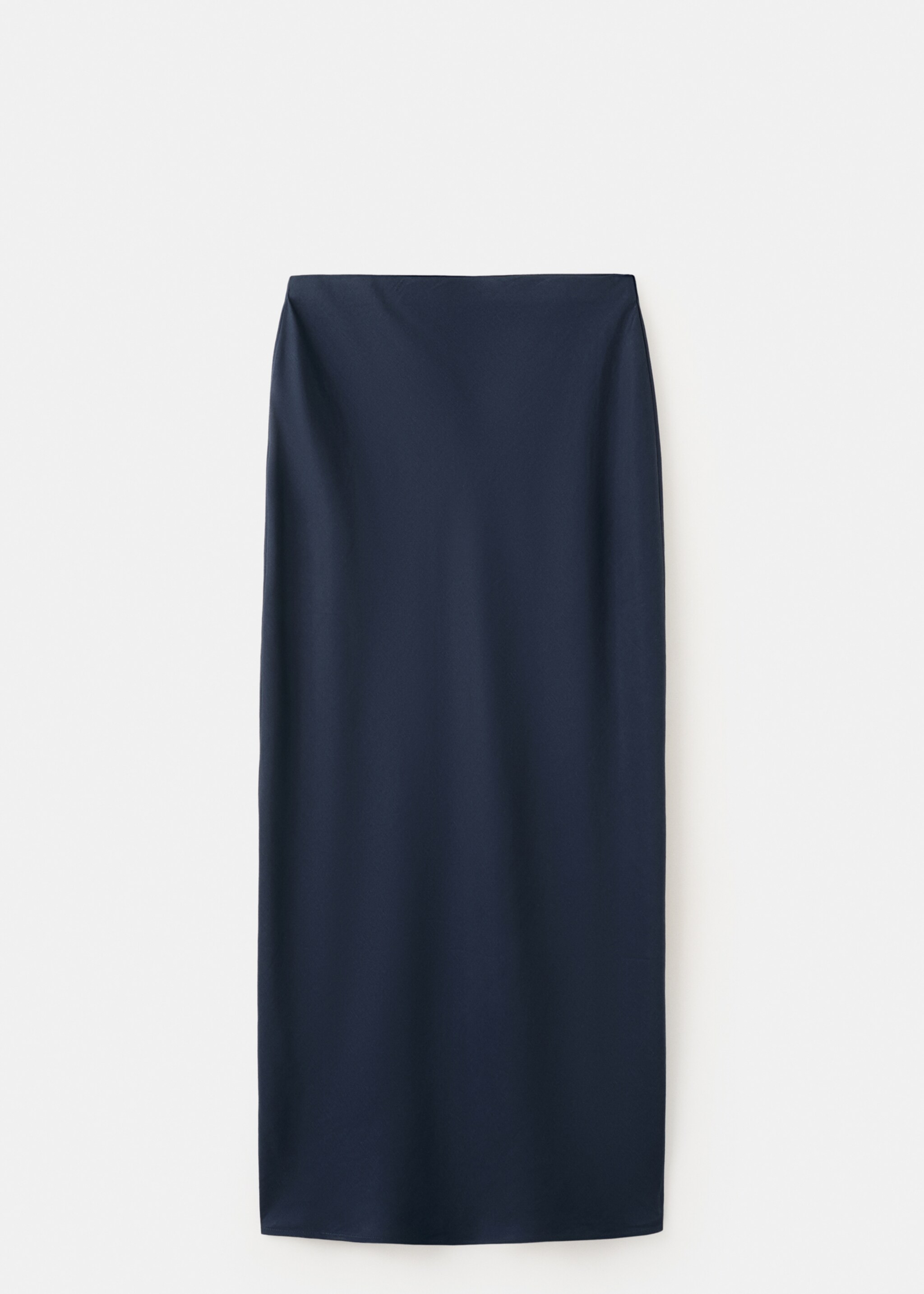 تنورة طويلة مستقيمة - منتج دون نموذج, كحلي غامق. Ref: 27086721-00.