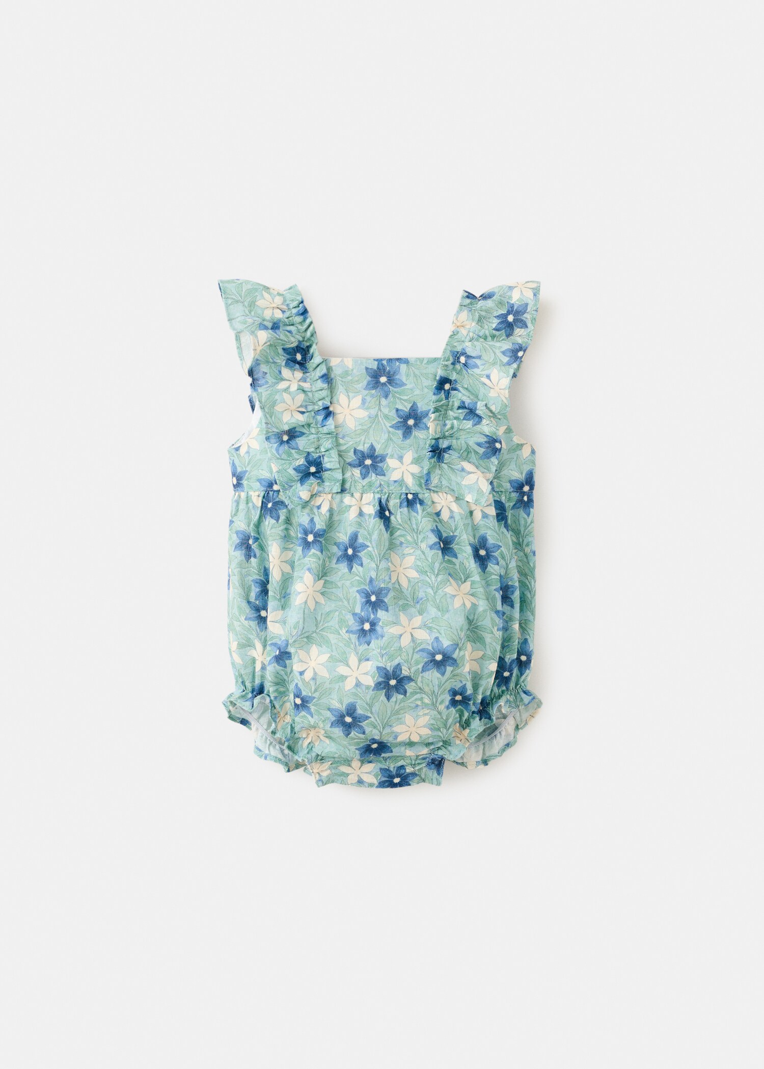 Floral-print romper suit - Article without model