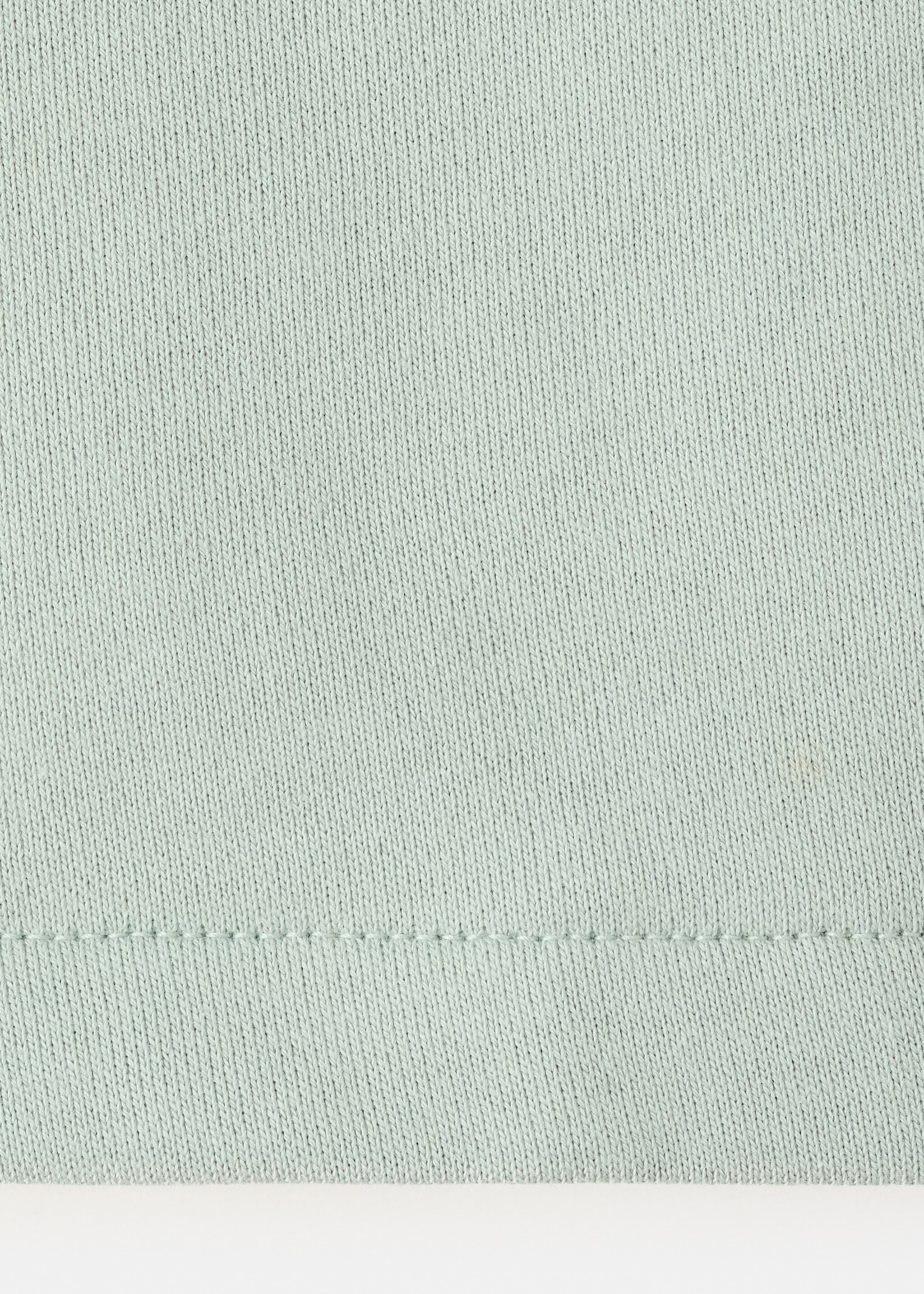 Cotton shorts with drawstring - Details of the article 0, Aqua Green. Ref: 27086725-00.