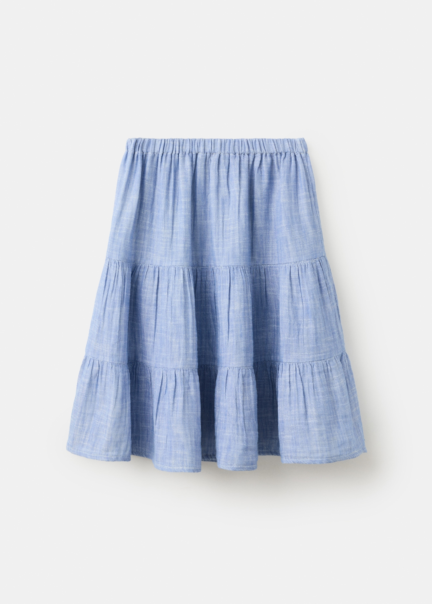 Midi ruffles skirt - Reverse of the article