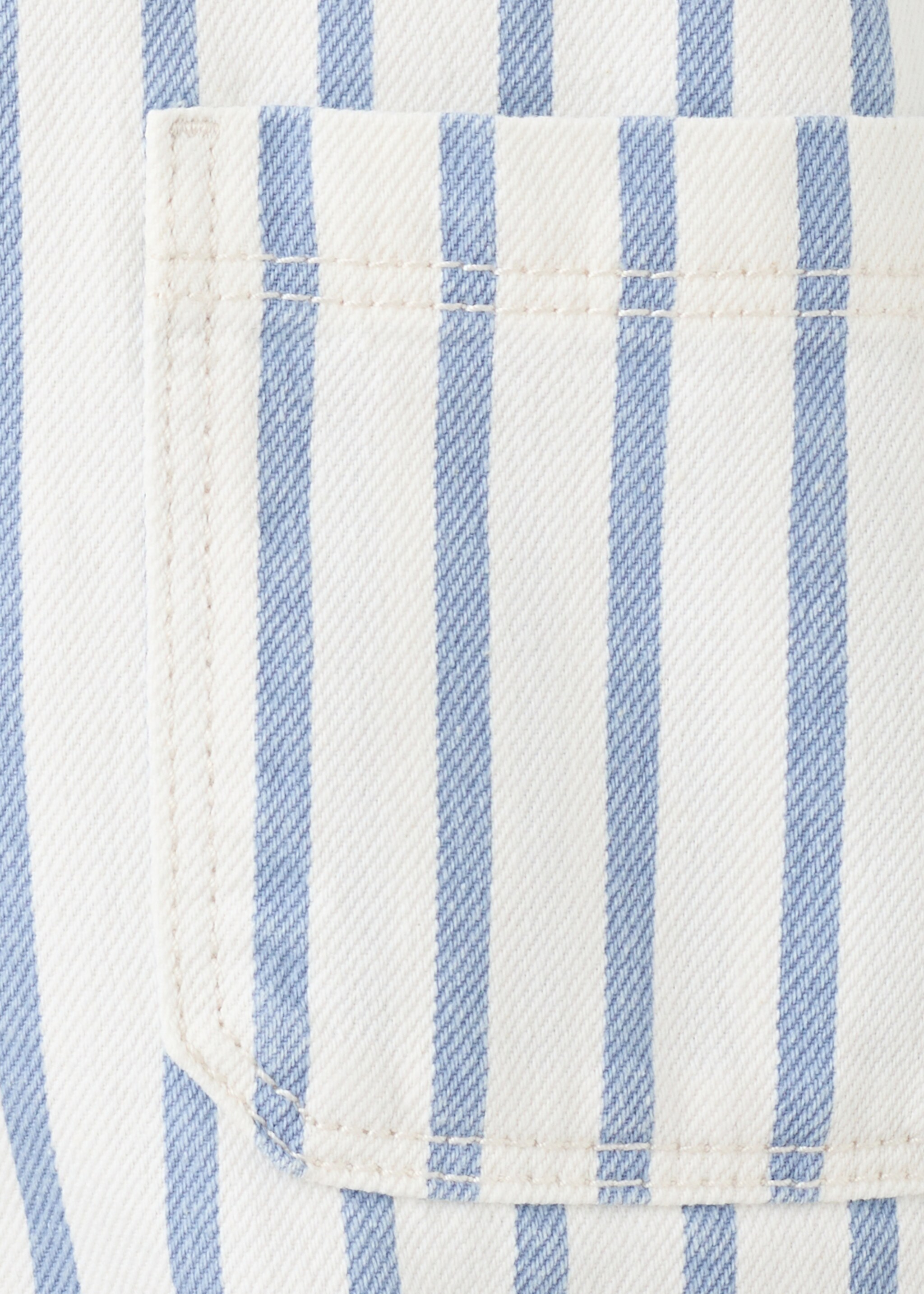 Peto corto rayas - Detalle del artículo 0, Blanco roto. Ref: 27086730-00.