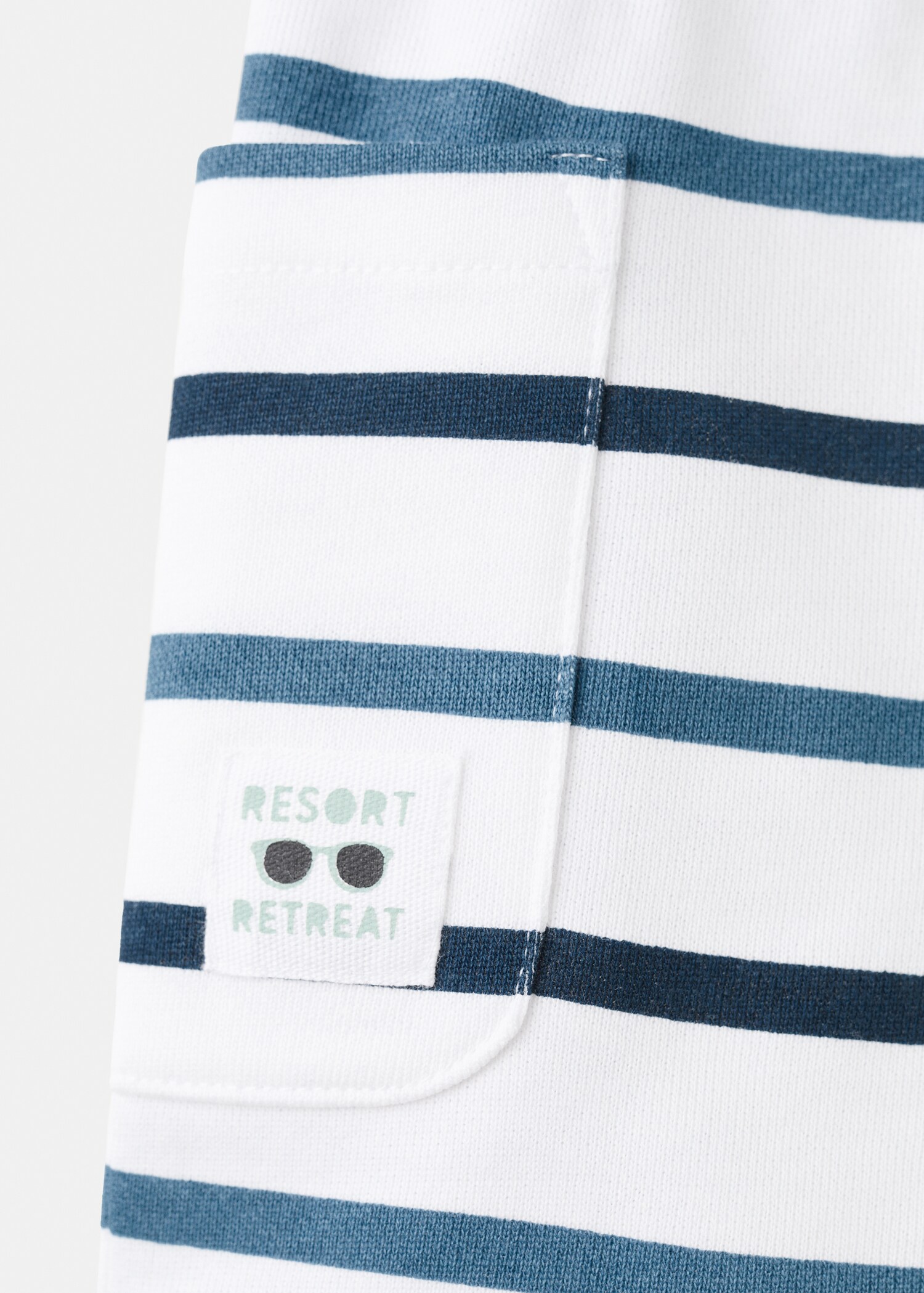 Bermuda en coton à rayures - Détail de l'article 8