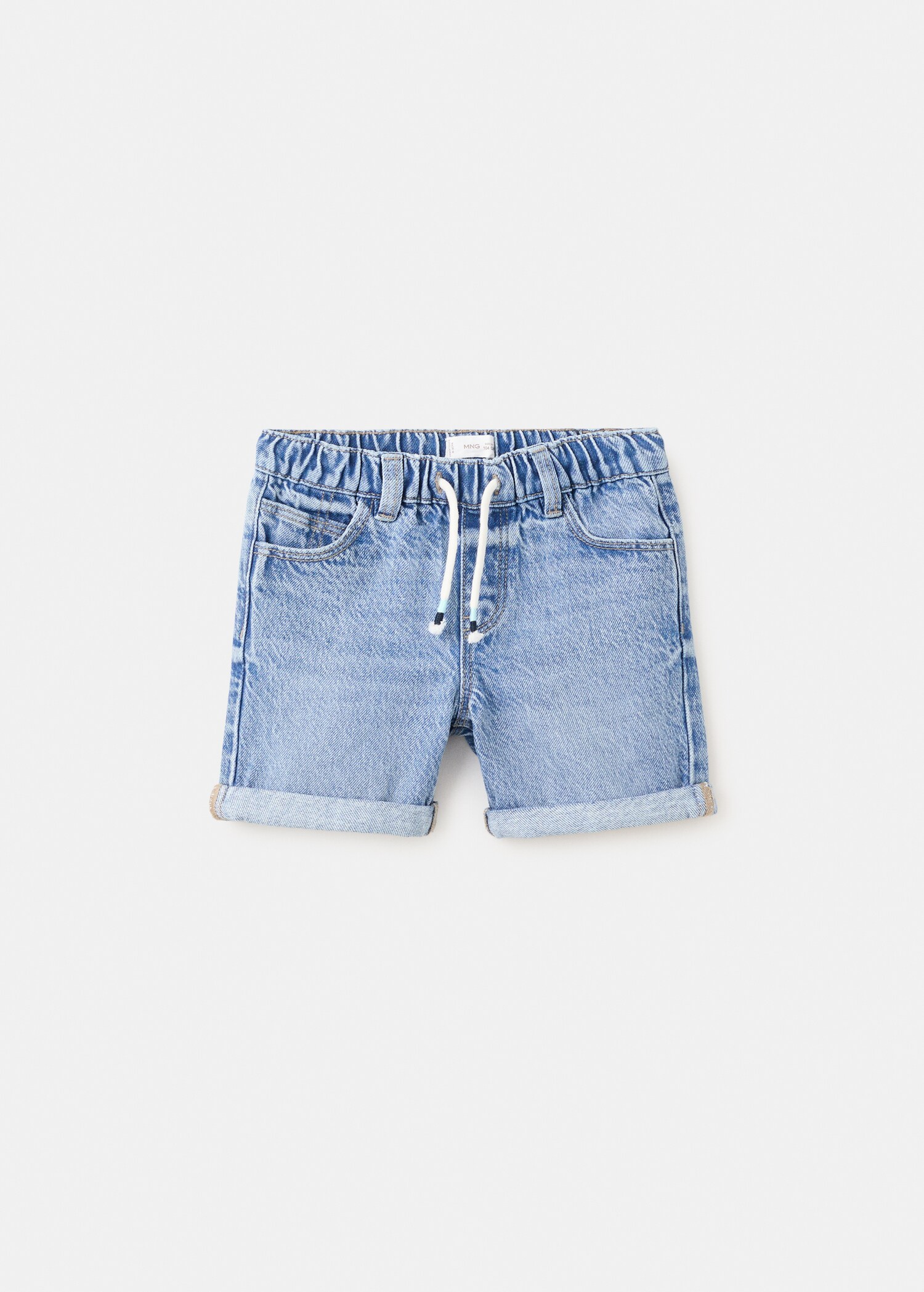 Rolled-up hem Bermuda shorts - Article without model