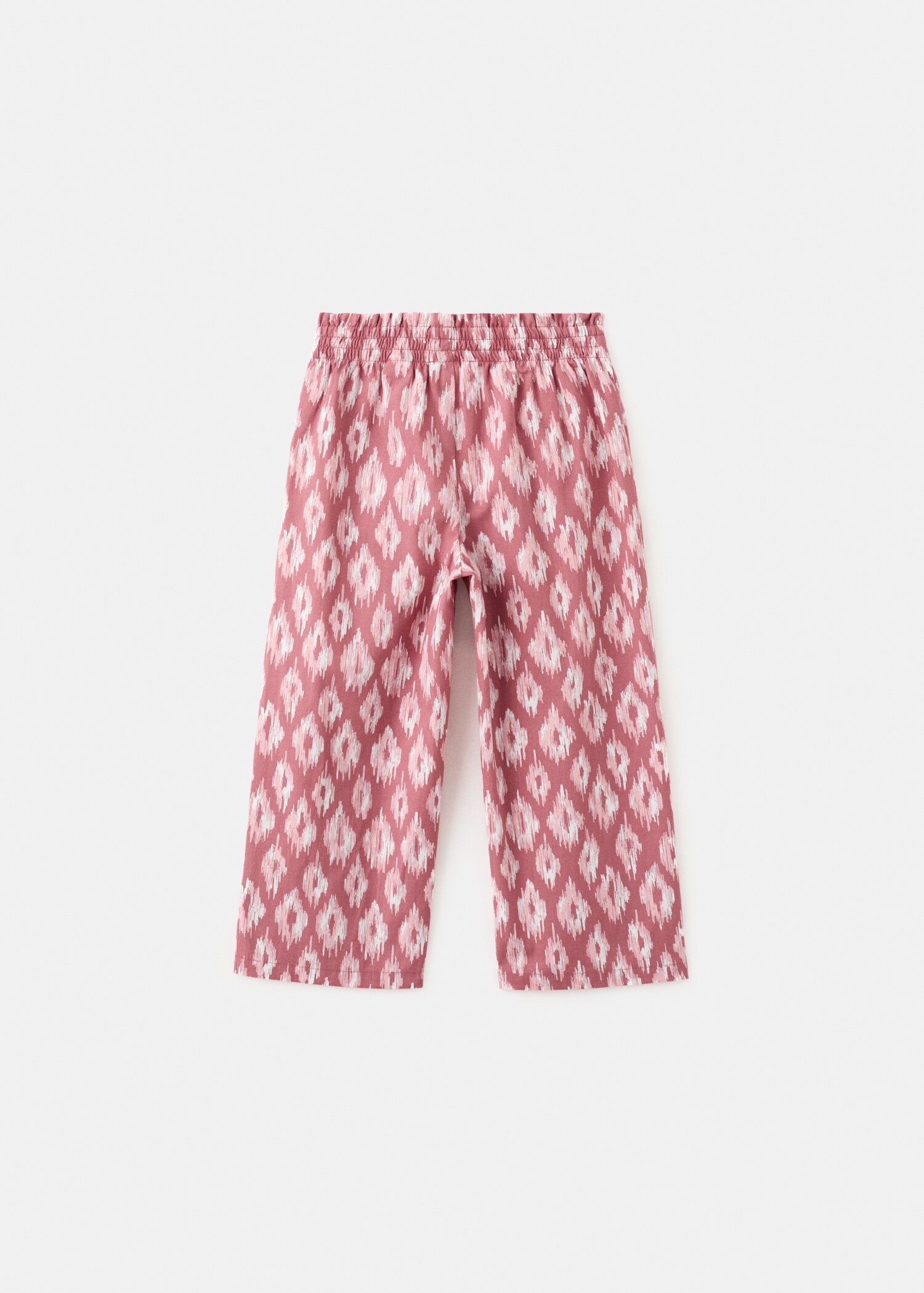 Printed cotton trousers - Reverse of the article