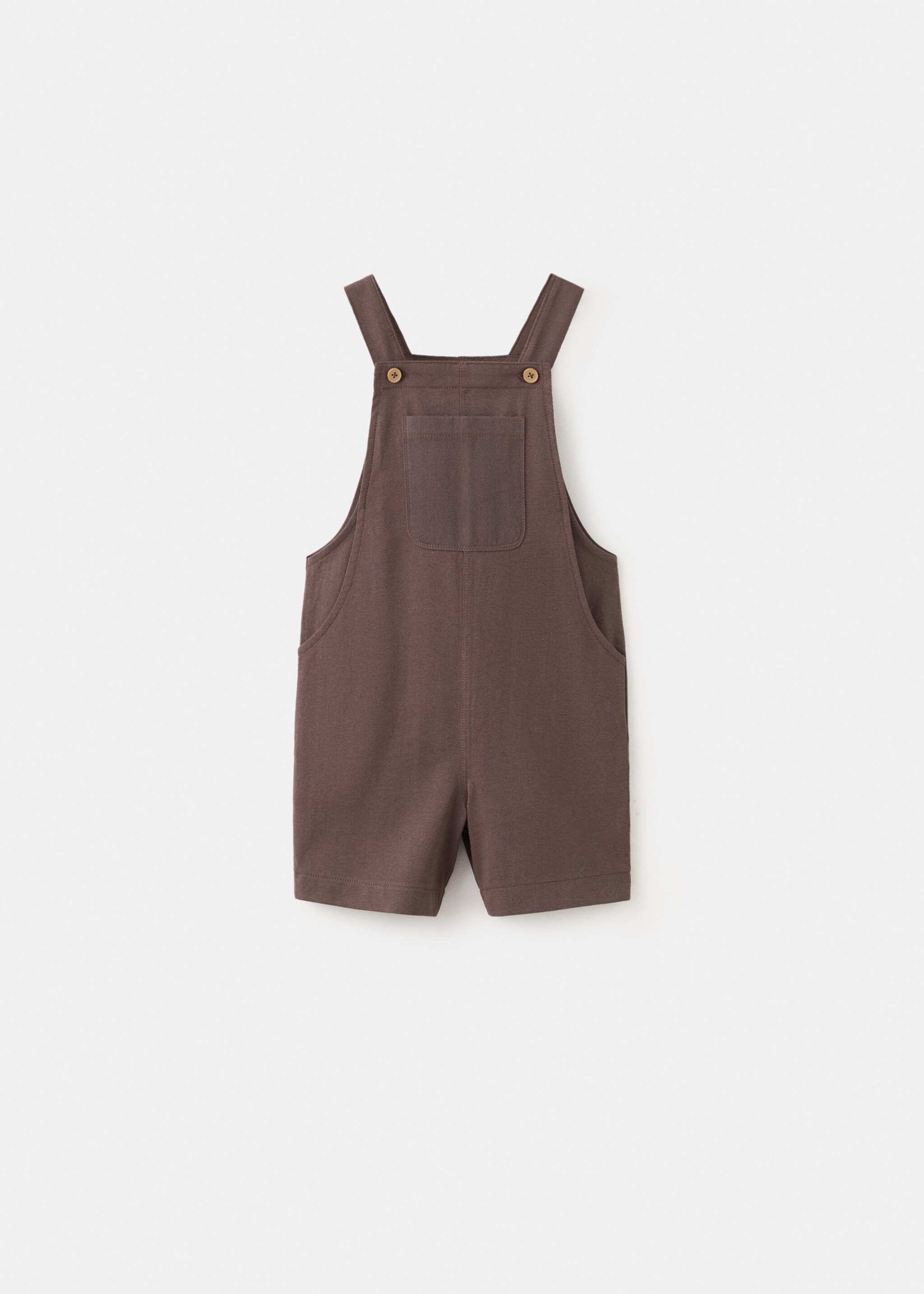 Cotton short jumpsuit - Article without model, Brown. Ref: 27086737-00.