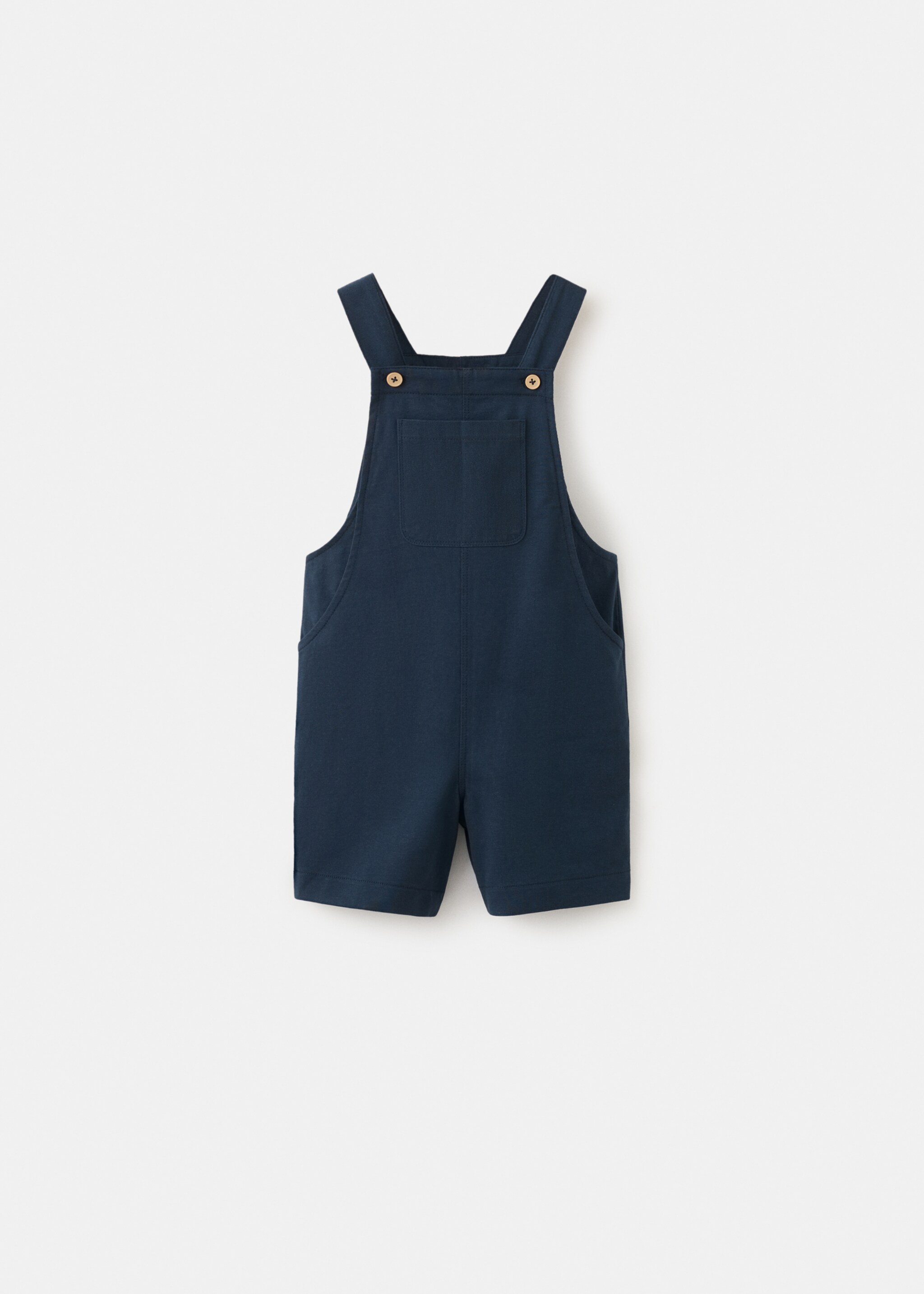 Cotton short jumpsuit - Article without model, Navy. Ref: 27086737-00.