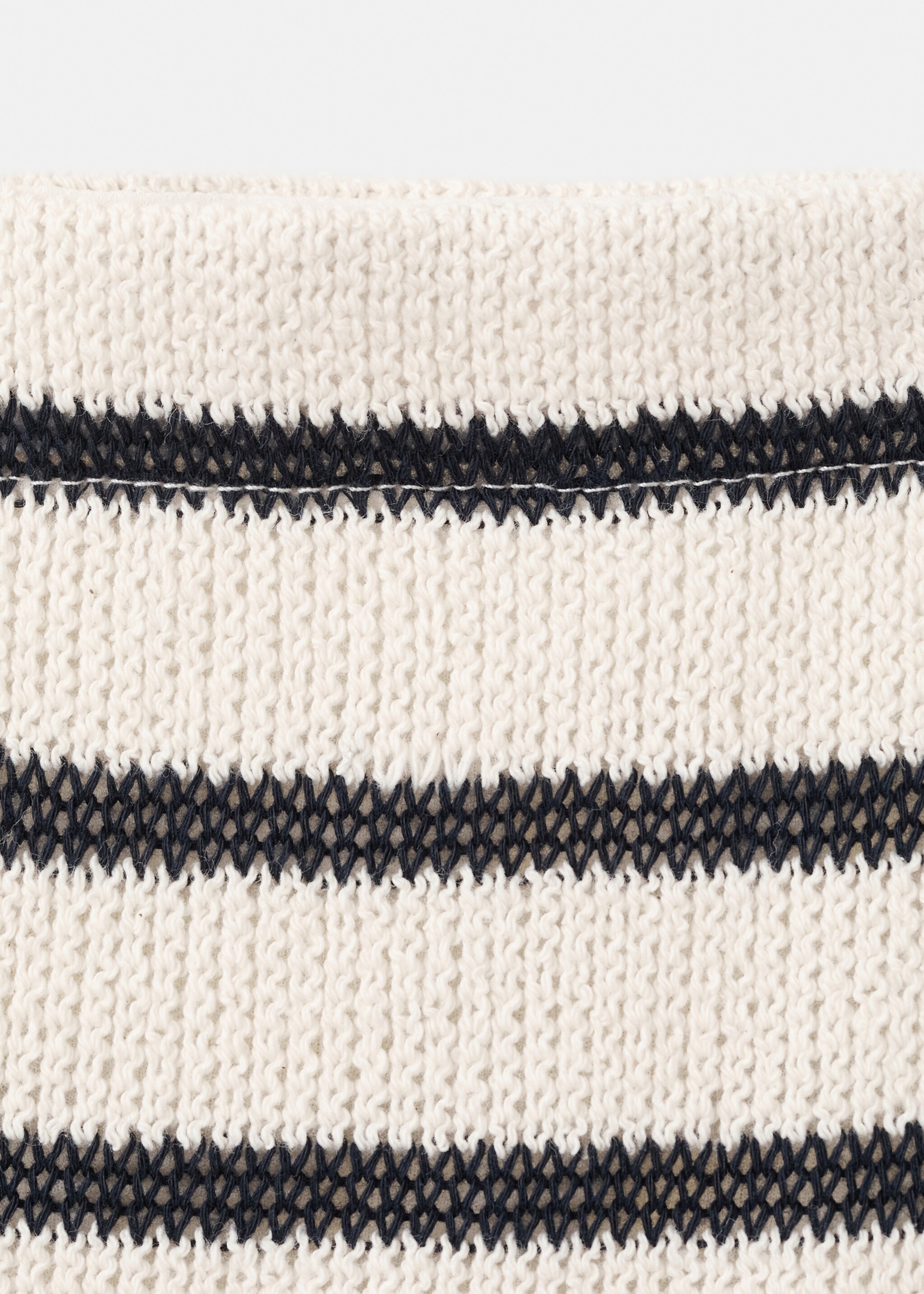 Long striped skirt - Details of the article 0, Navy. Ref: 27086740-00.