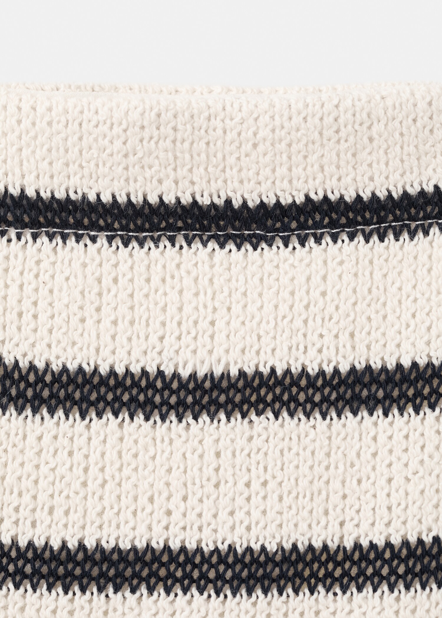 Long striped skirt - Details of the article 0