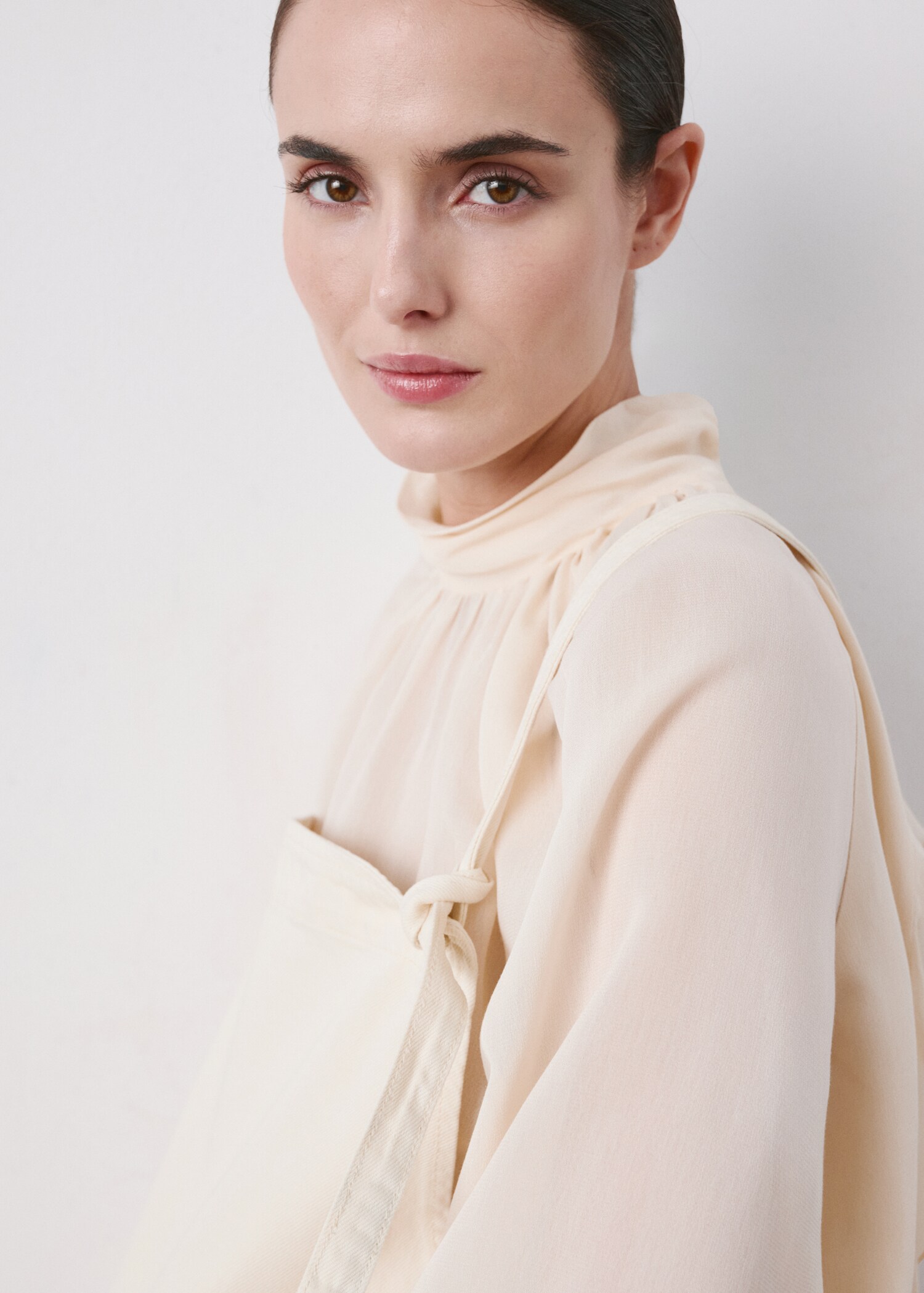 Maternity denim dungarees - Details of the article 1