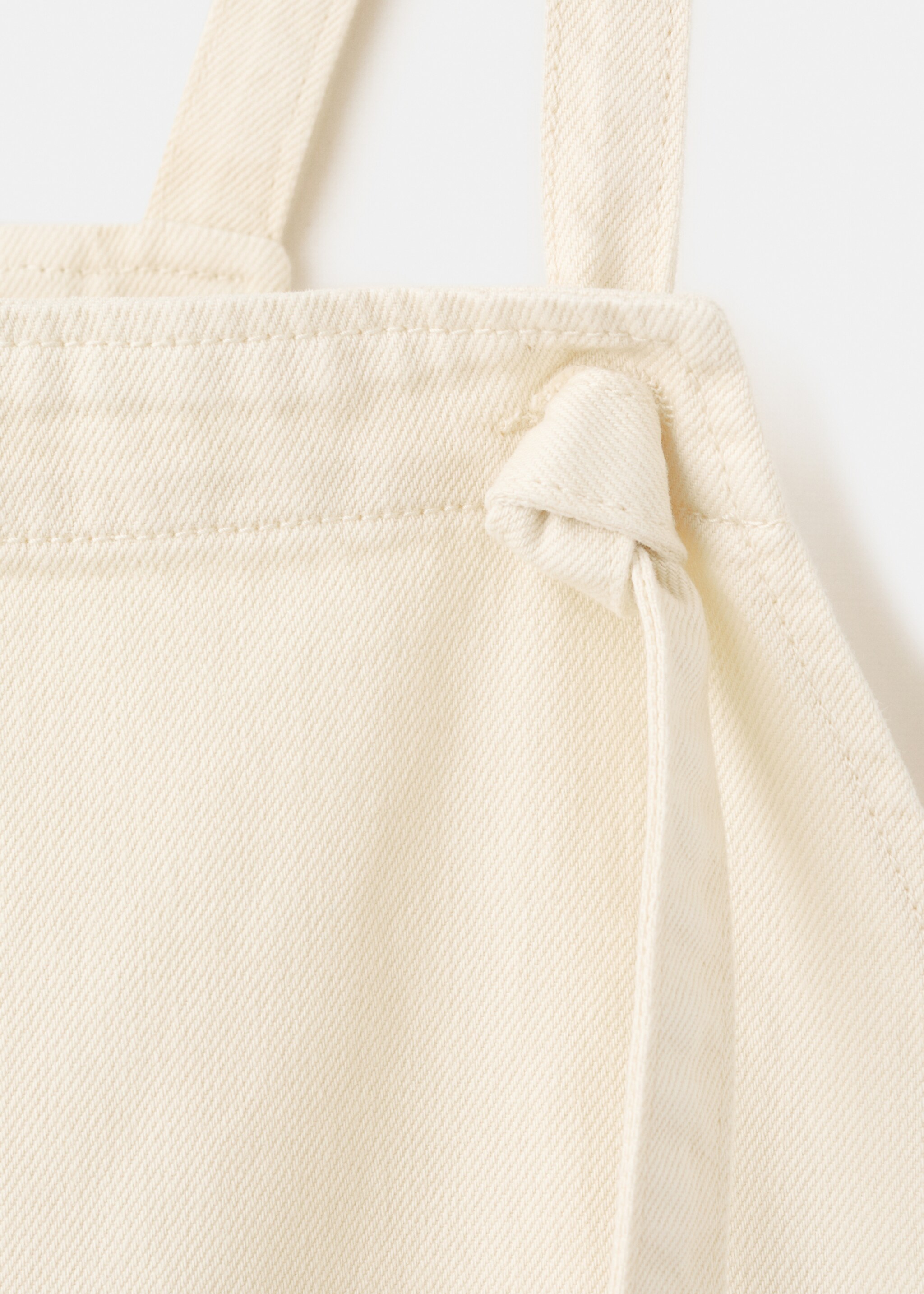 Maternity denim dungarees - Details of the article 8, Off White. Ref: 27086744-00.