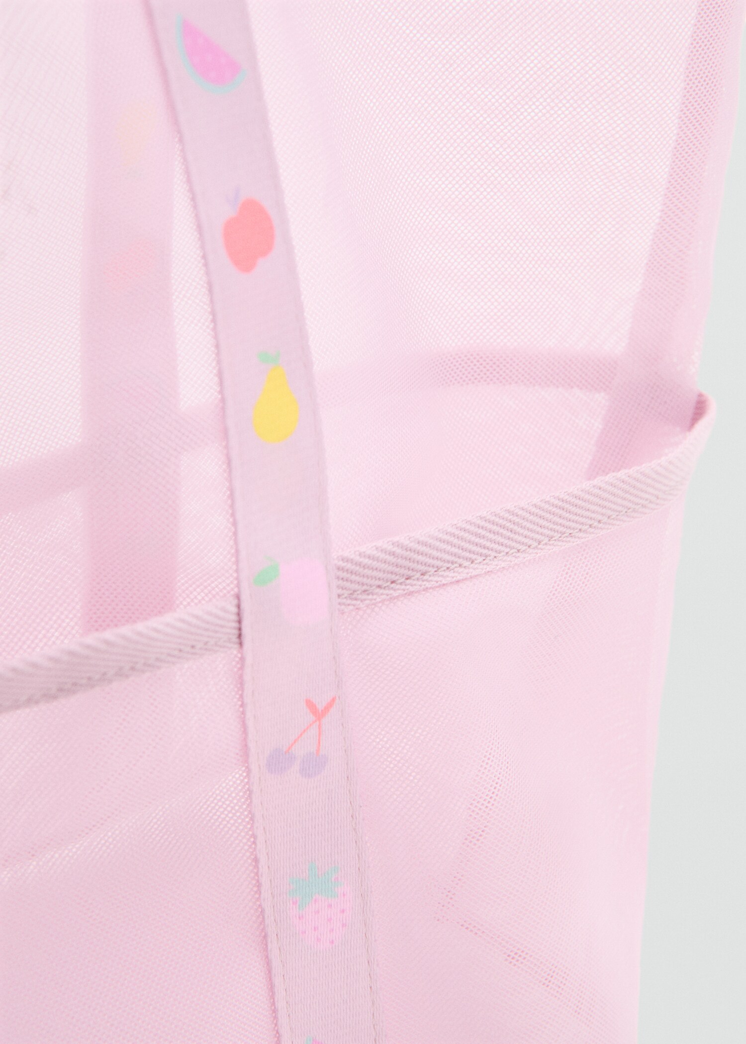 Mesh pattern shopper bag - Details of the article 2