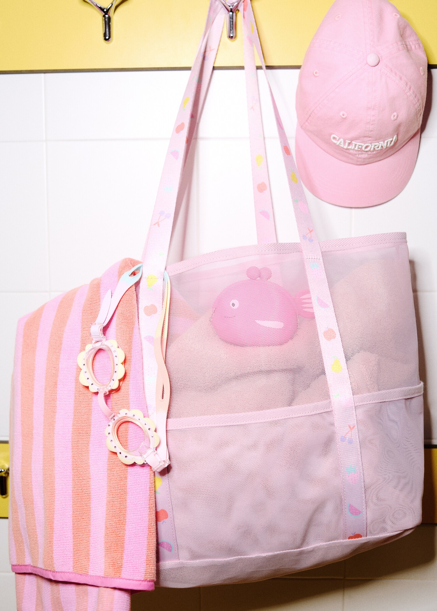 Mesh pattern shopper bag - Details of the article 5