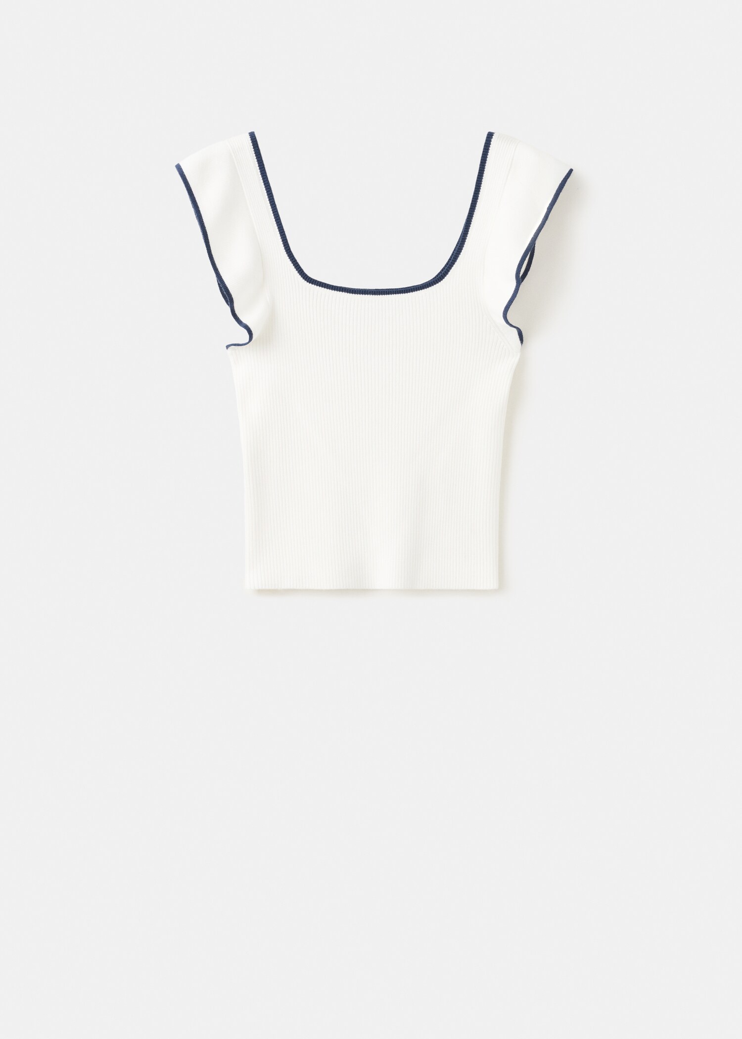 Top volantes bicolor - Artículo sin modelo