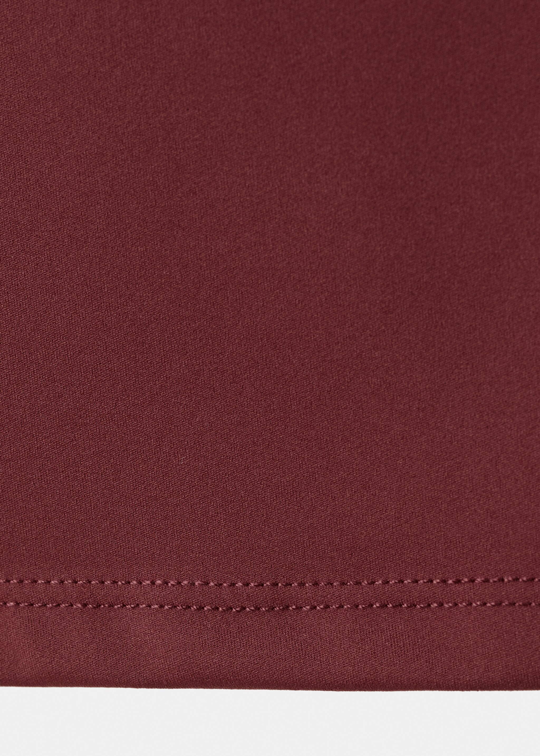 Fitted crop top - Details of the article 0, Russet. Ref: 27087140-00.