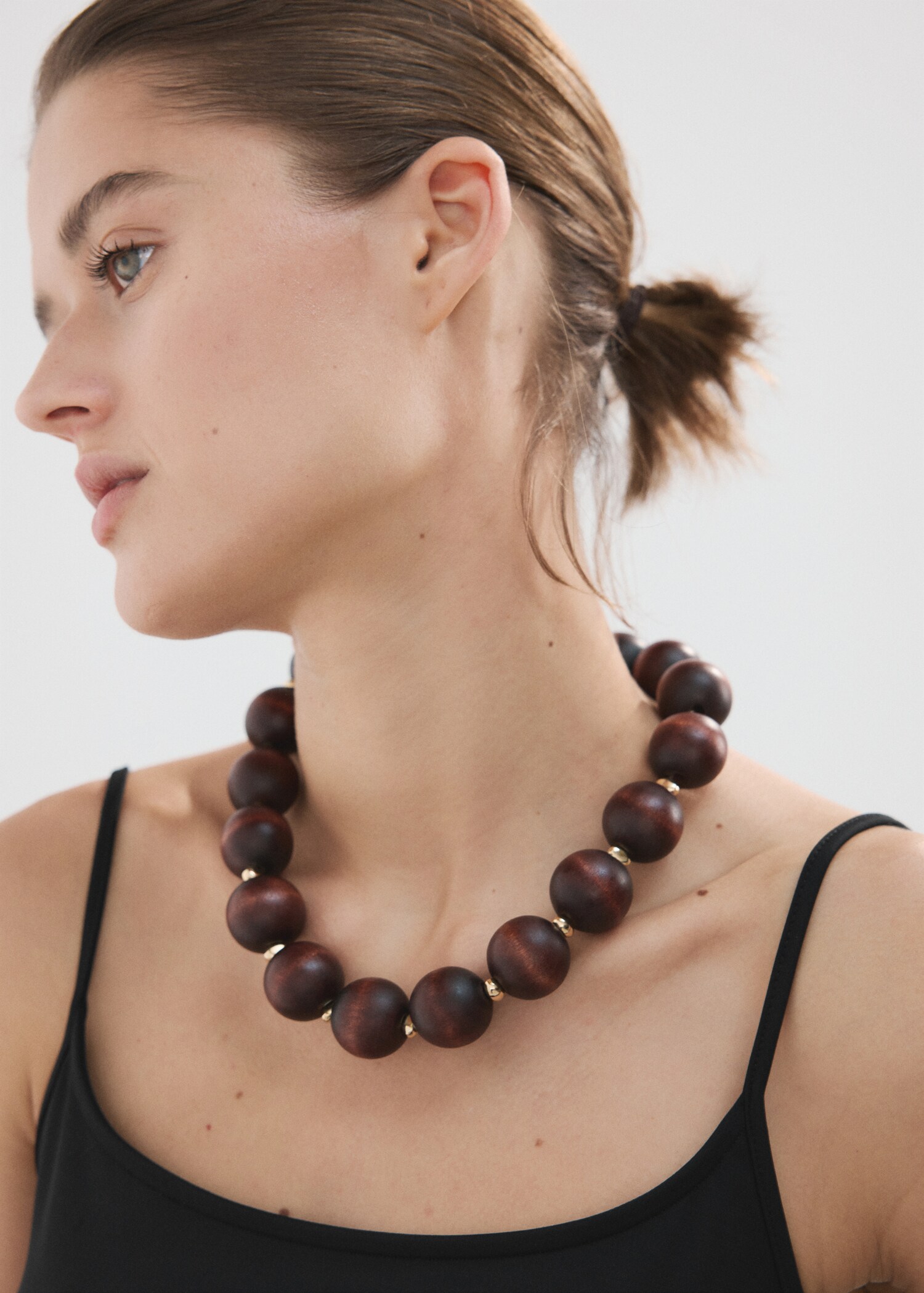 Fitted crop top - Details of the article 1