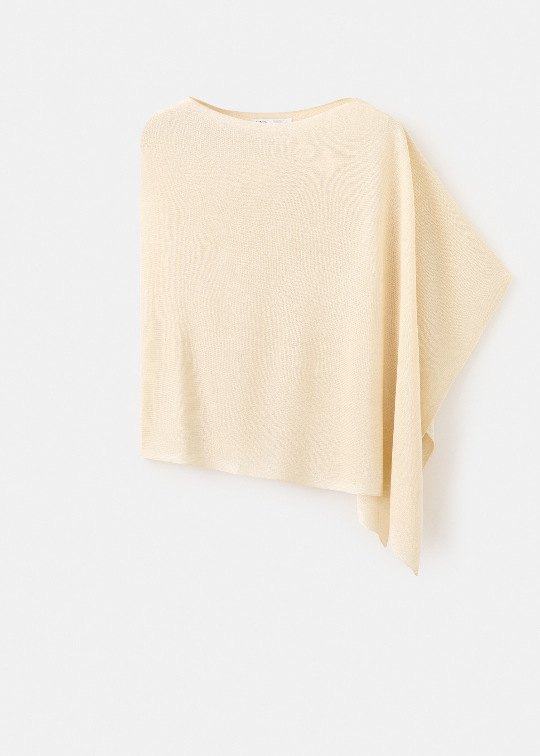 Capa de malha assimétrica - Artigo sem modelo, Amarelo-pastel. Ref: 27087143-00.