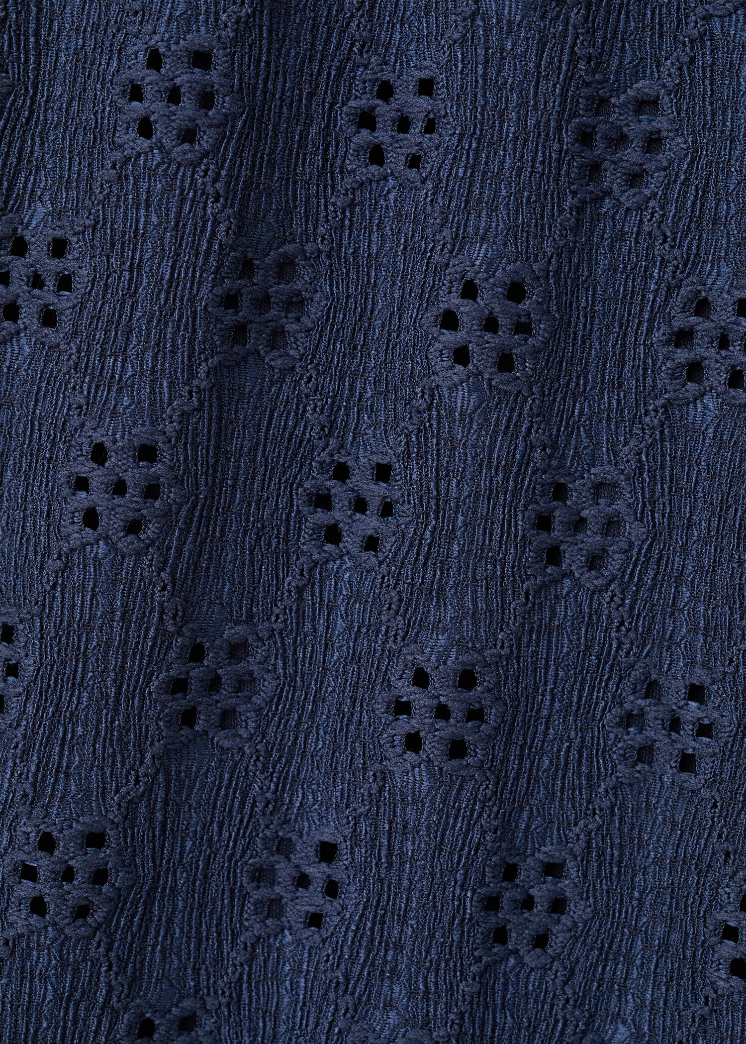 Straight trousers with embroidered details - Details of the article 0