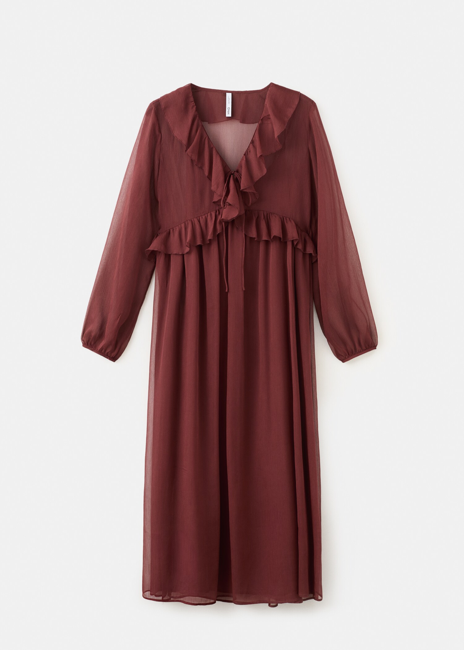 Ruffles flowy dress - Article without model