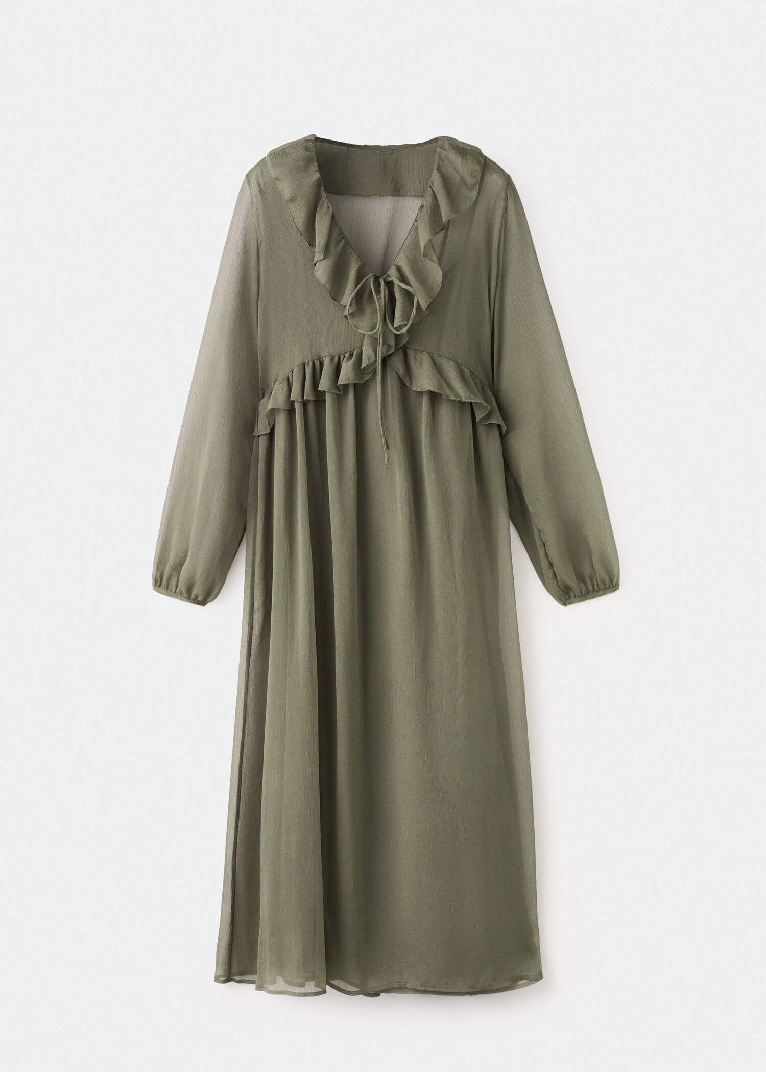 Ruffles flowy dress - Article without model