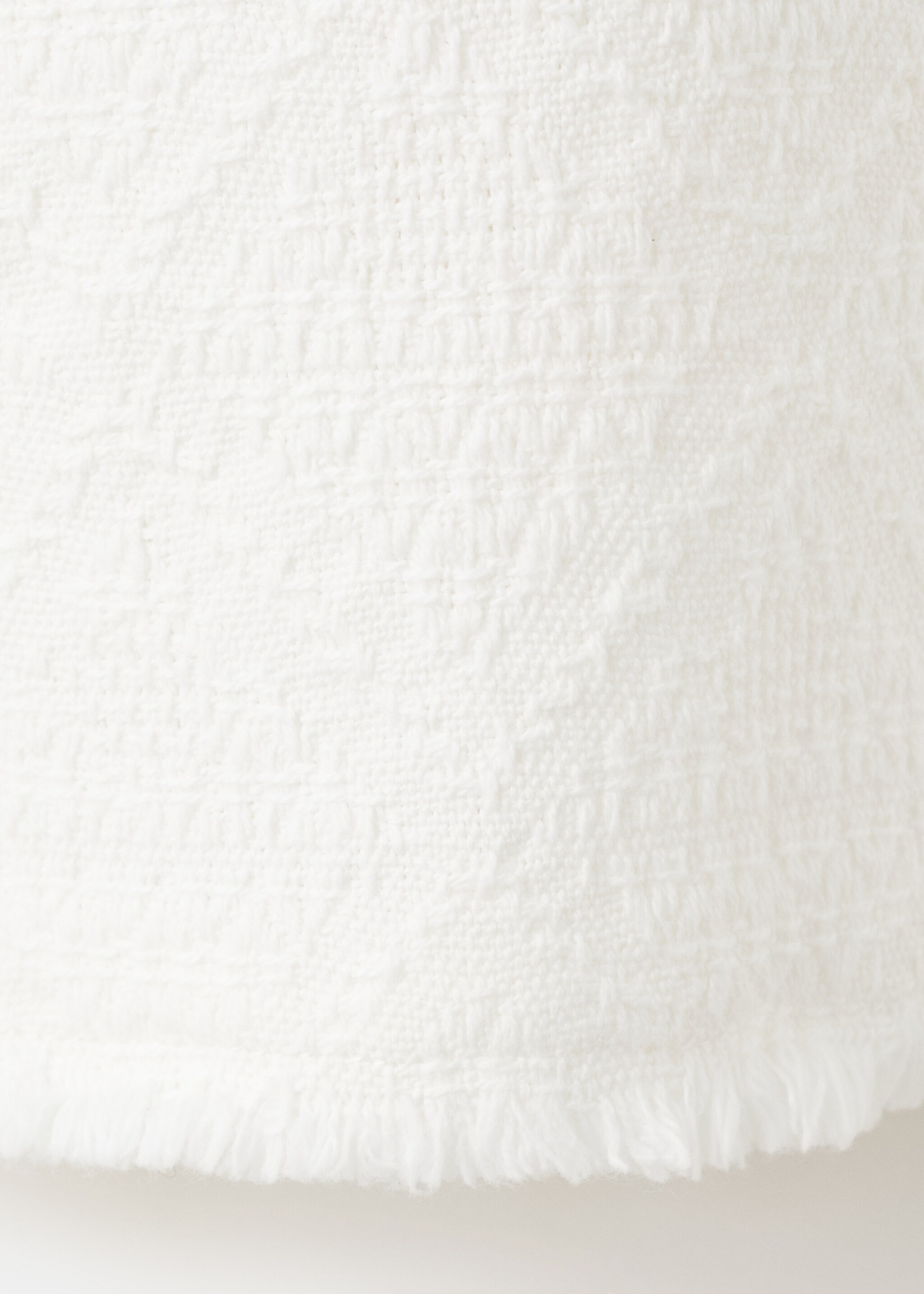 Cotton jacket - Details of the article 8, White. Ref: 27087153-00.