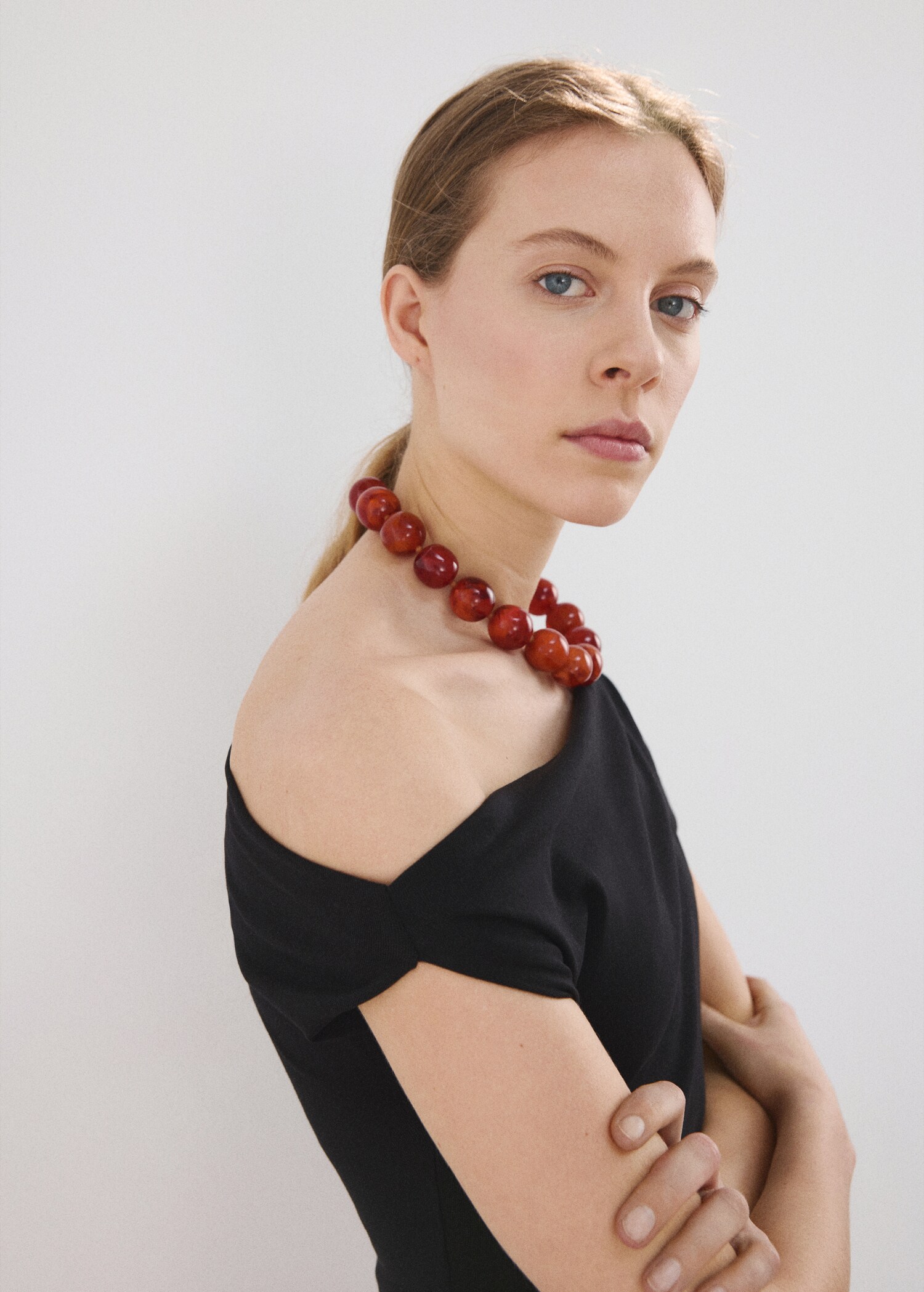 Asymmetrical flared dress - Medium plane