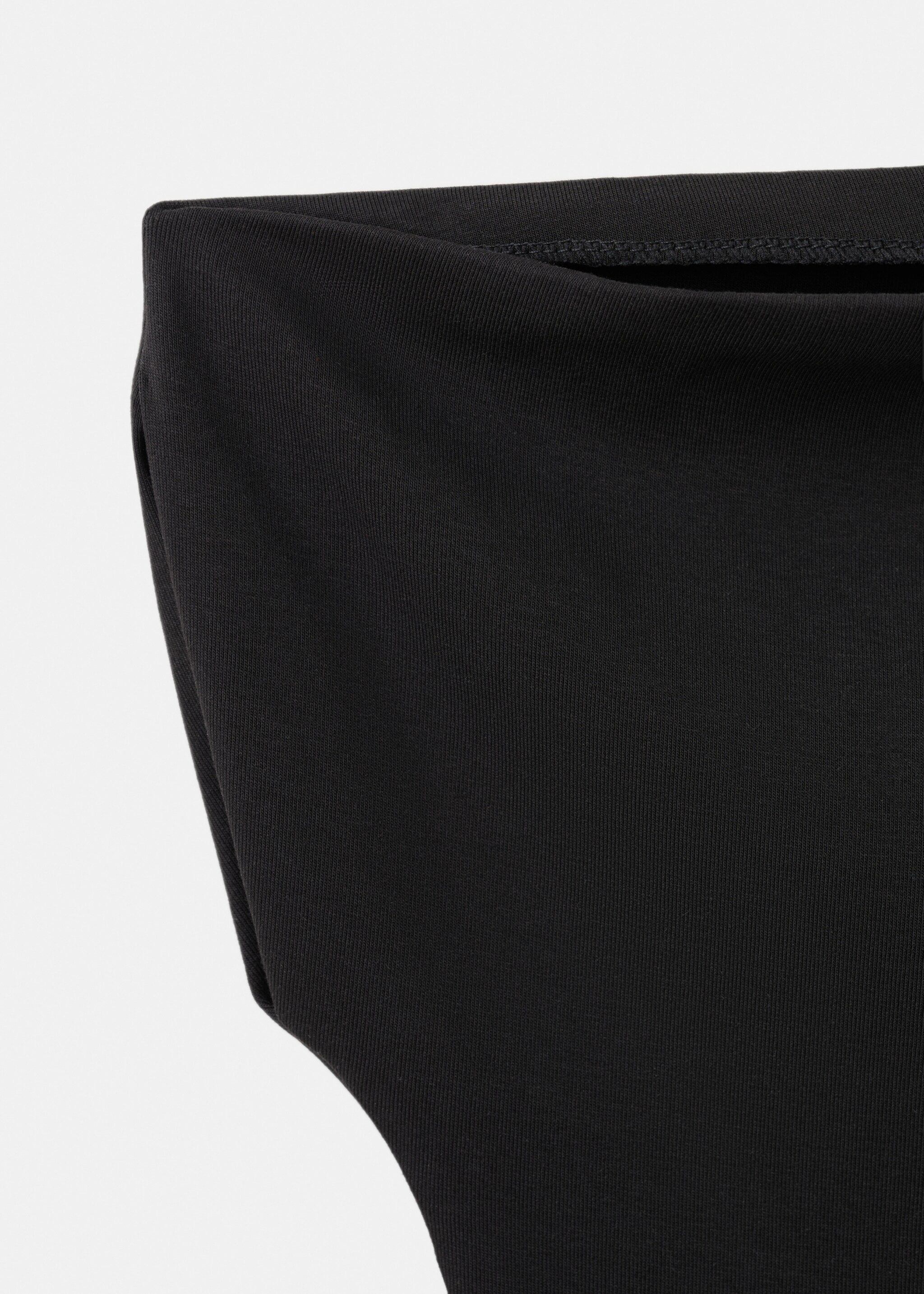 Asymmetrical flared dress - Details of the article 8, Ecru. Ref: 27087154-00.