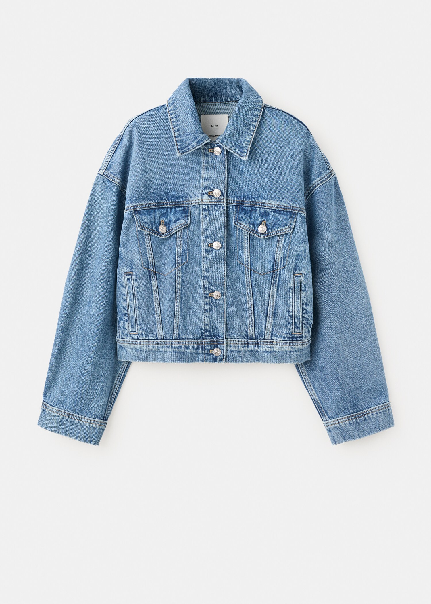 Pockets denim jacket - Article without model