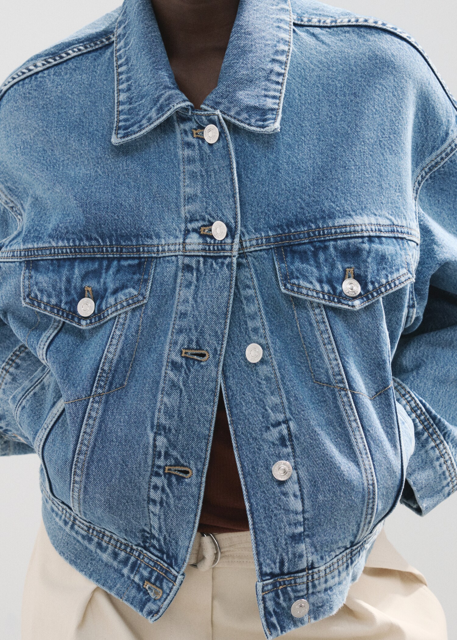 Pockets denim jacket - Details of the article 6