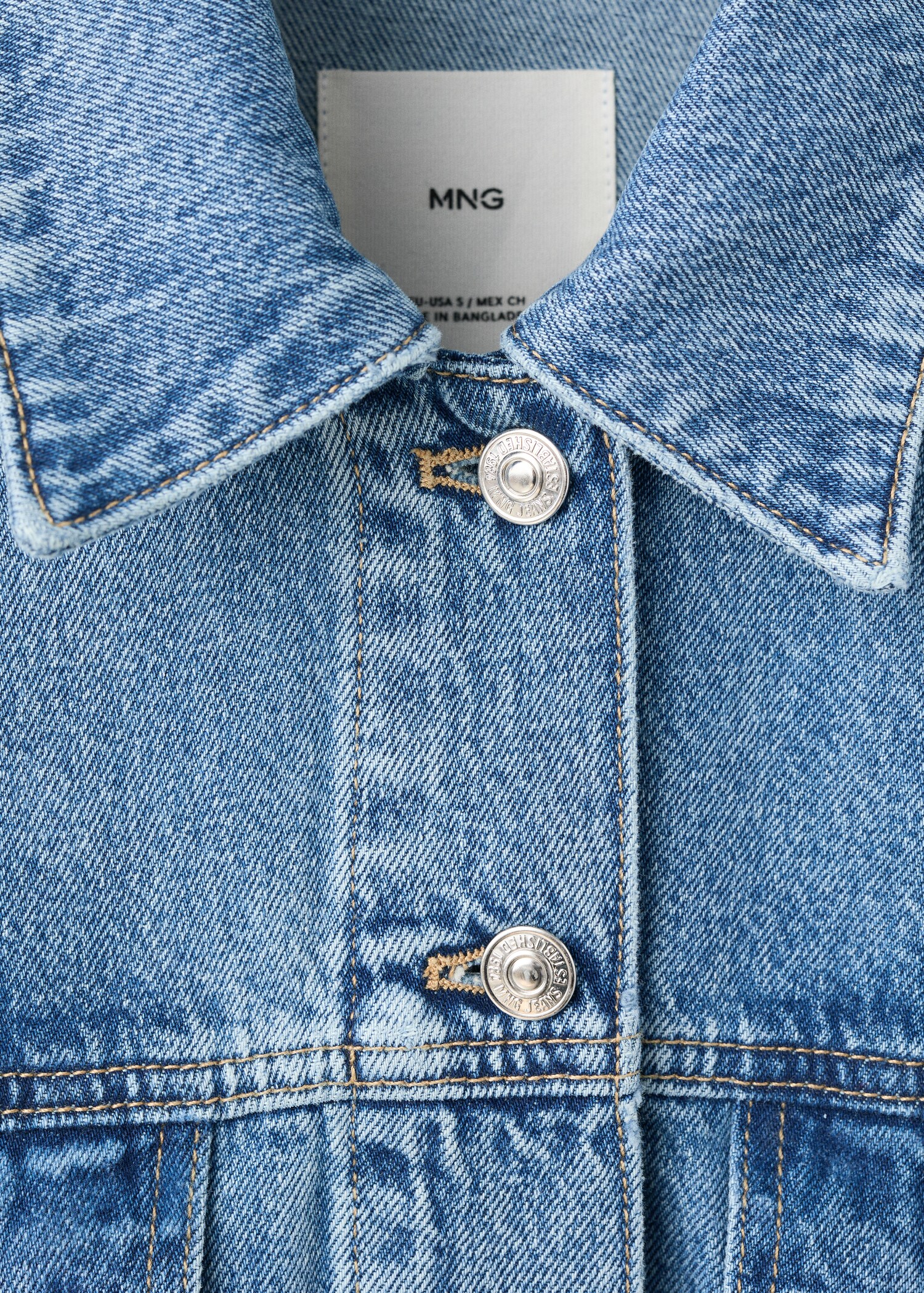 Pockets denim jacket - Details of the article 8