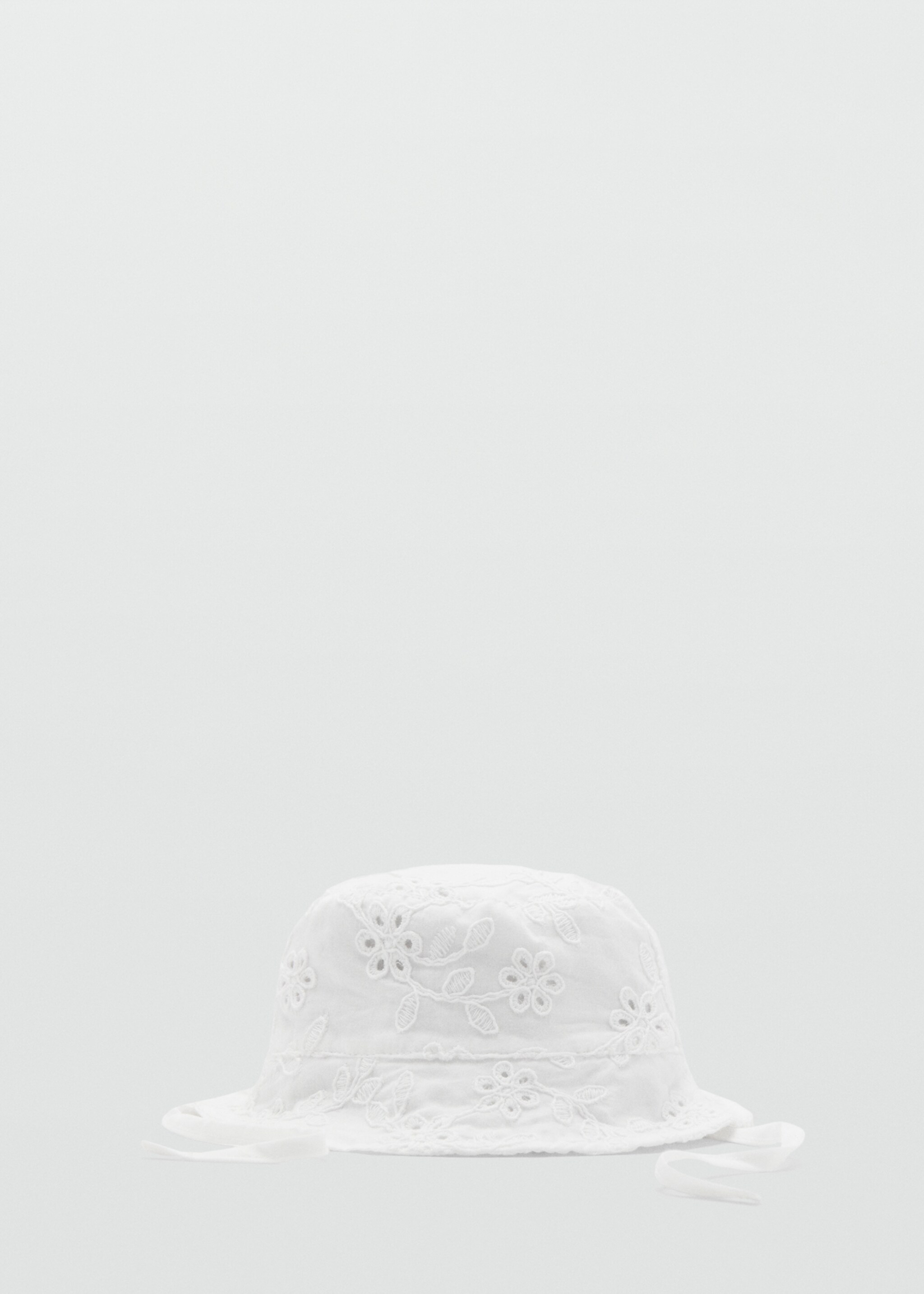 Gorro bordado floral - Artículo sin modelo, Blanco. Ref: 27087161-00.