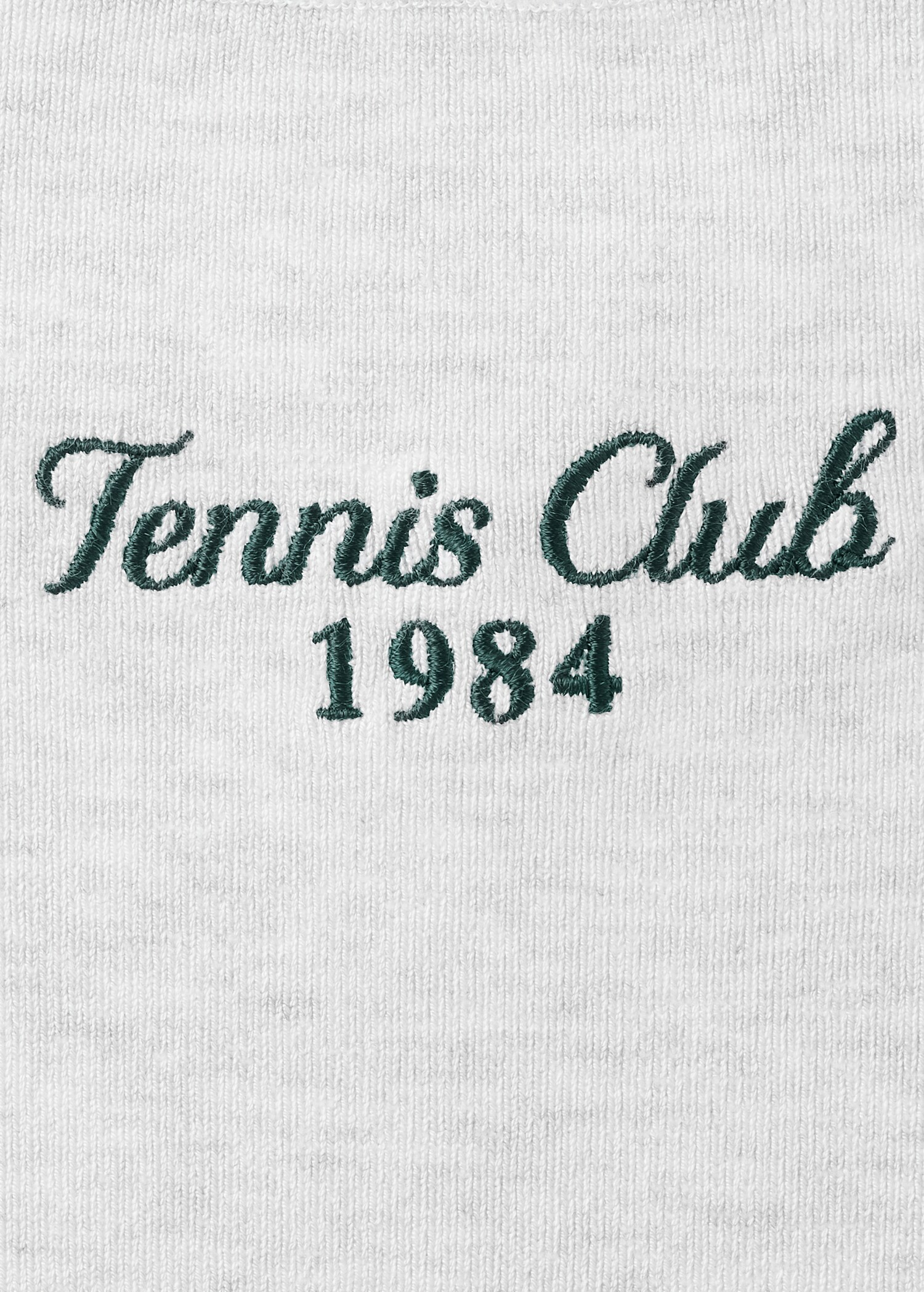 Top with embroidered message and contrasting trim - Details of the article 0