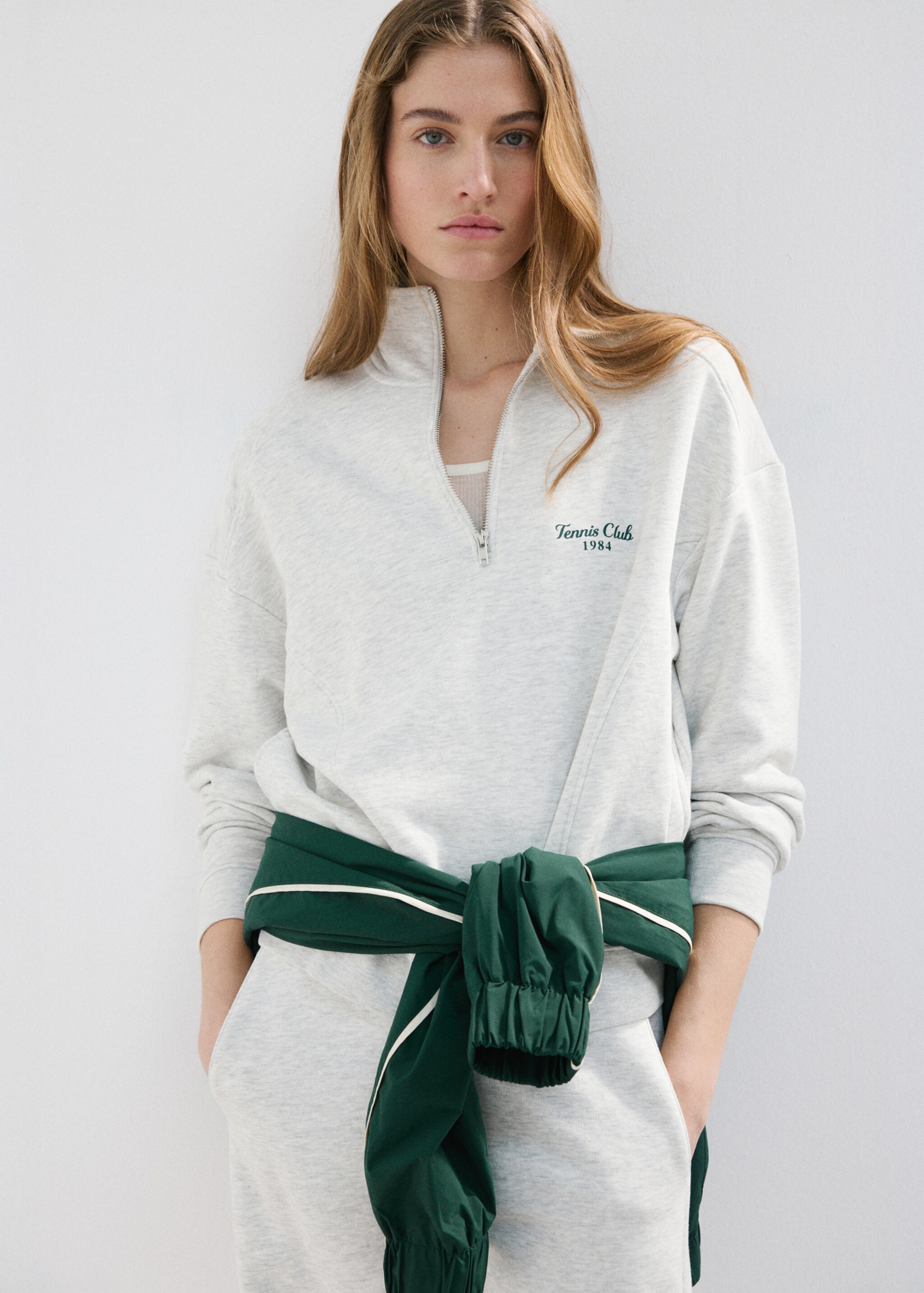 سروال جوجر من القطن - تفاصيل المنتج 1, رمادي. Ref: 27087163-00.