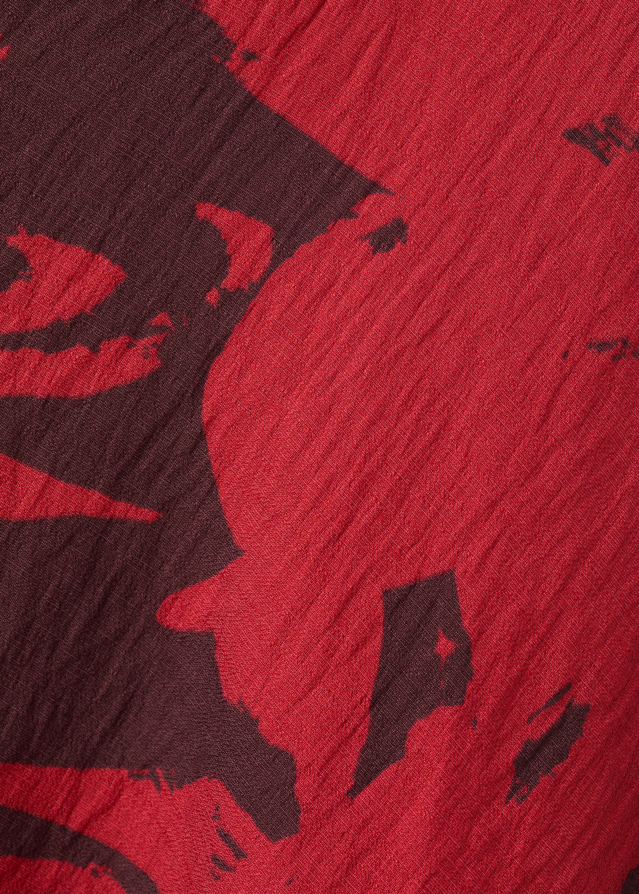 Vestit curt estampat - Detall de l'article 0, Vermell. Ref: 27087167-00.