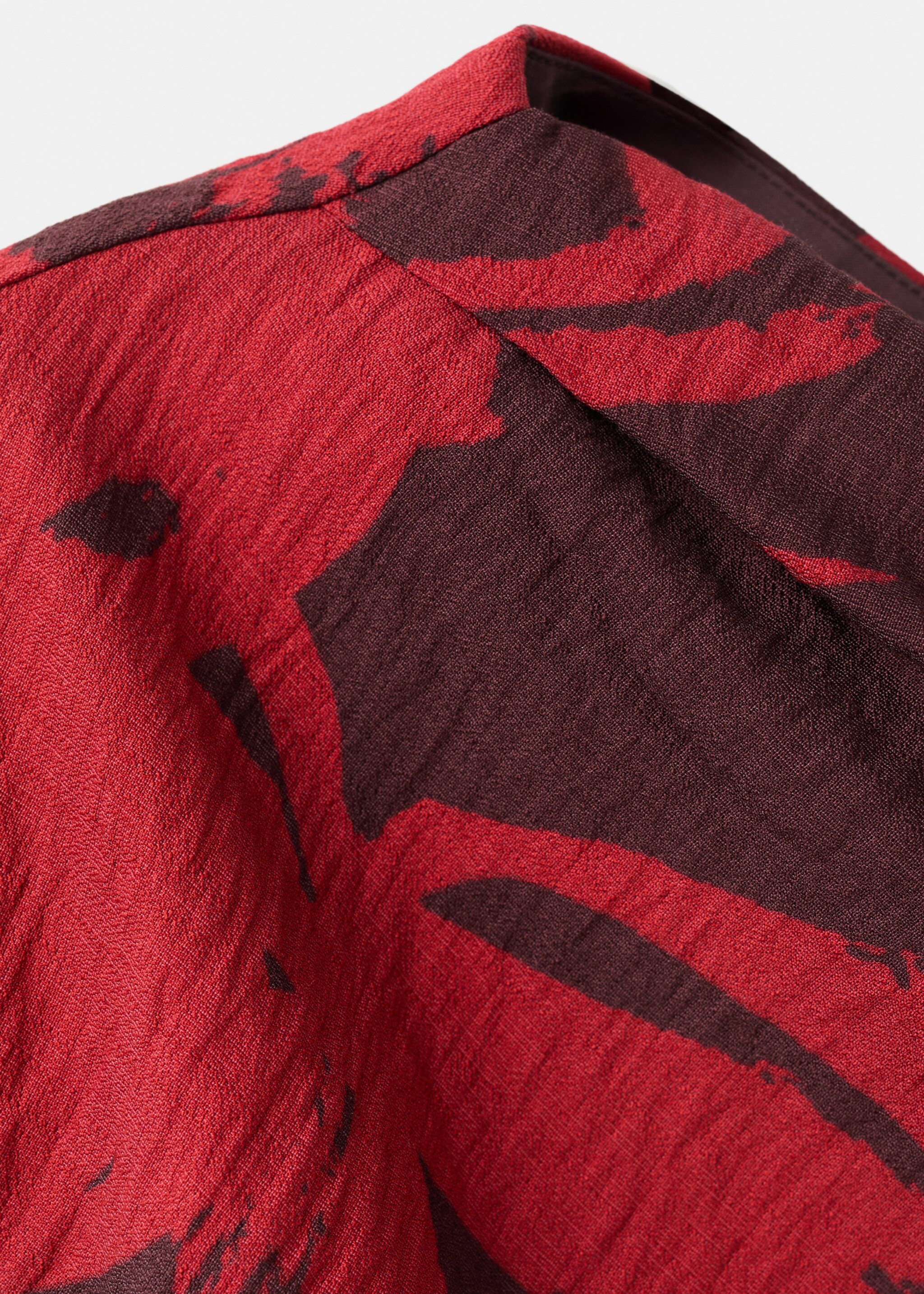 Vestit curt estampat - Detall de l'article 8, Vermell. Ref: 27087167-00.