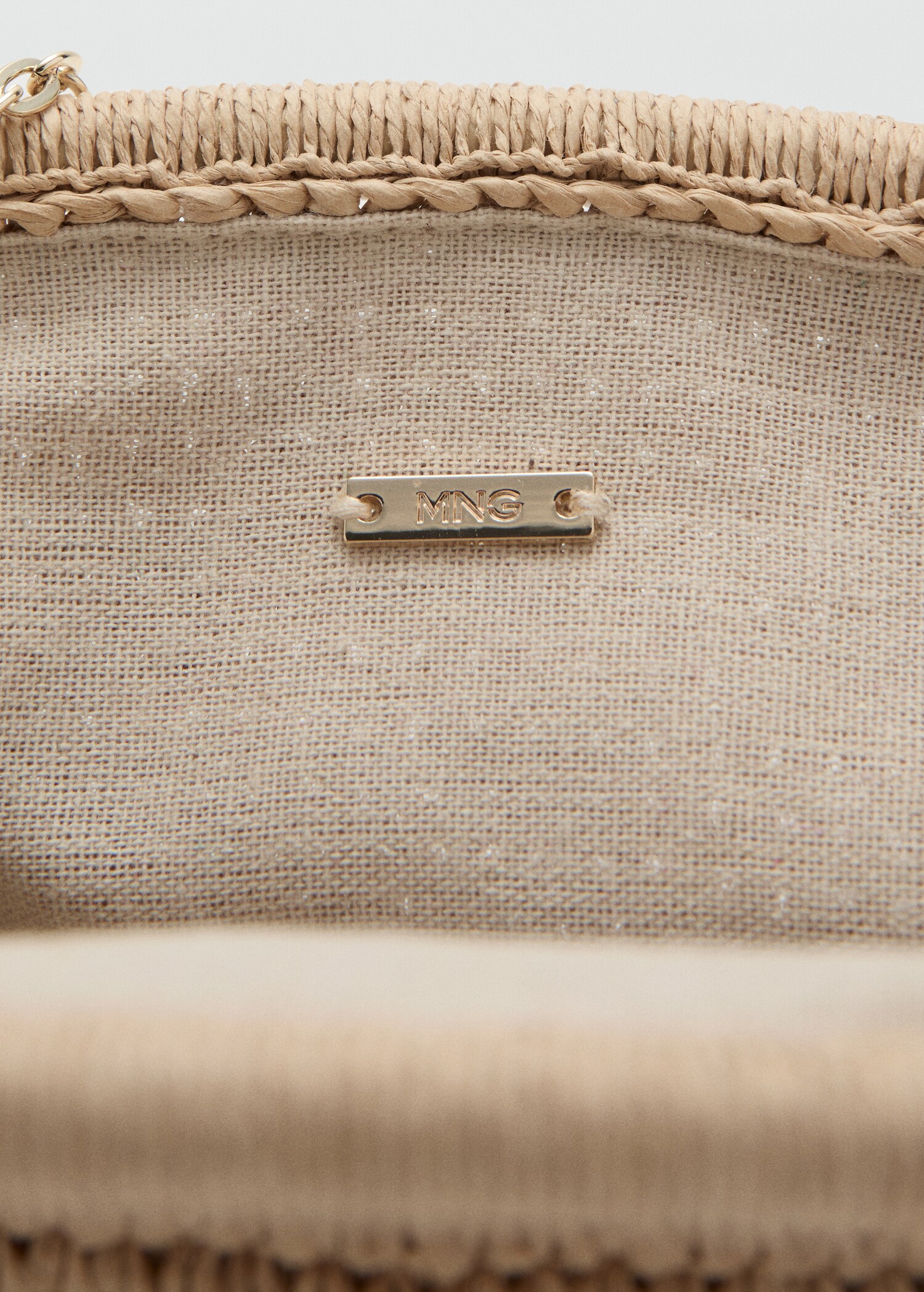 Natural fiber clutch bag - Details of the article 2