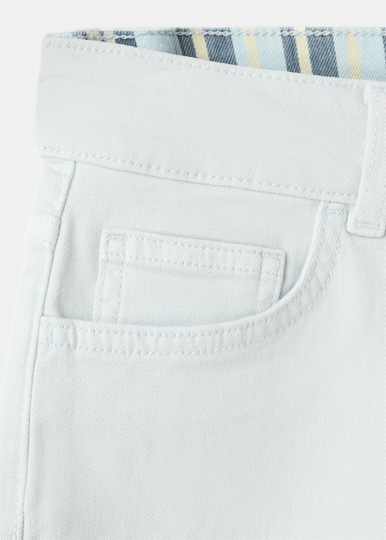 Reversible-waist mini shorts - Details of the article 0