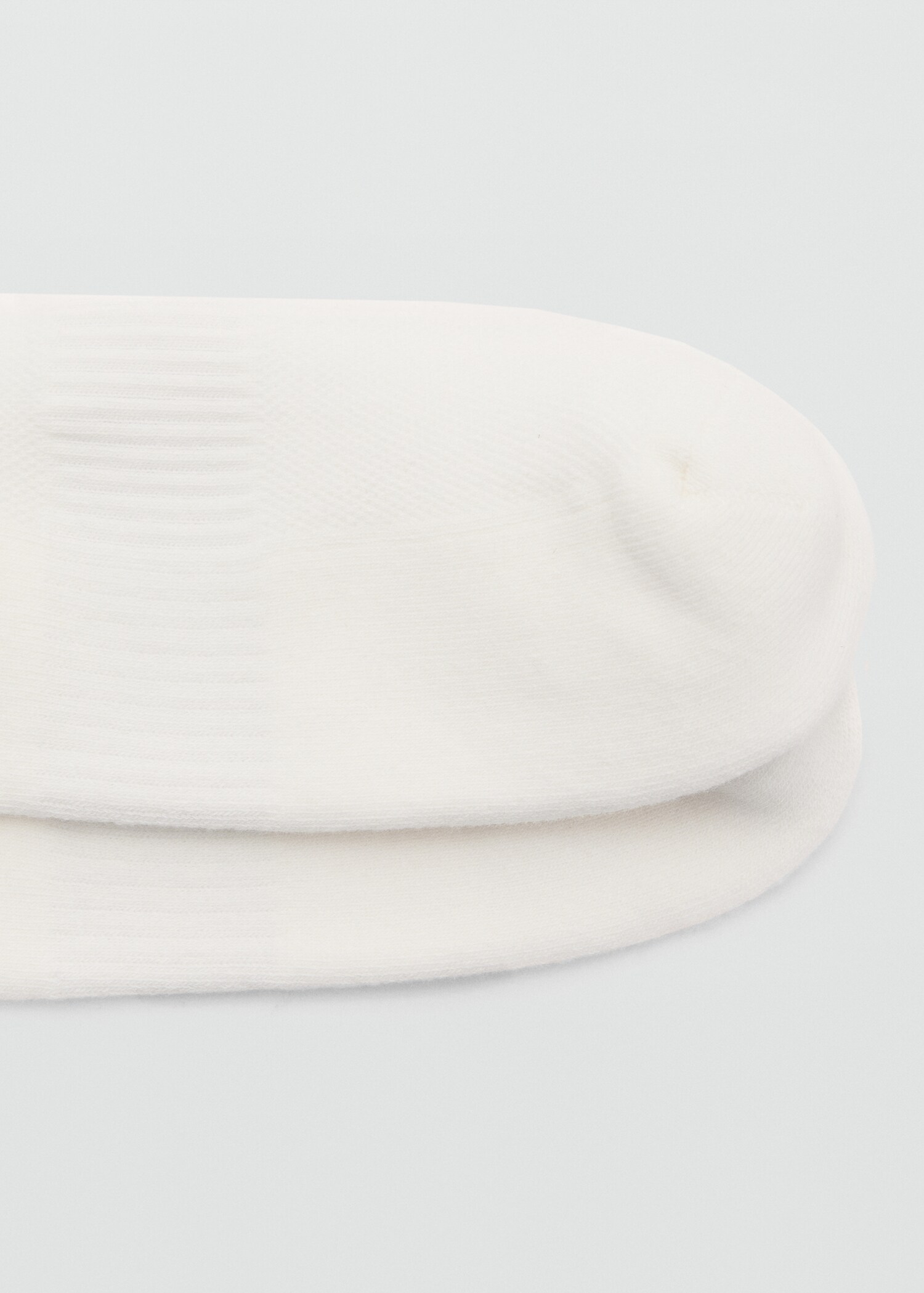 Striped socks with embroidered text - Details of the article 1