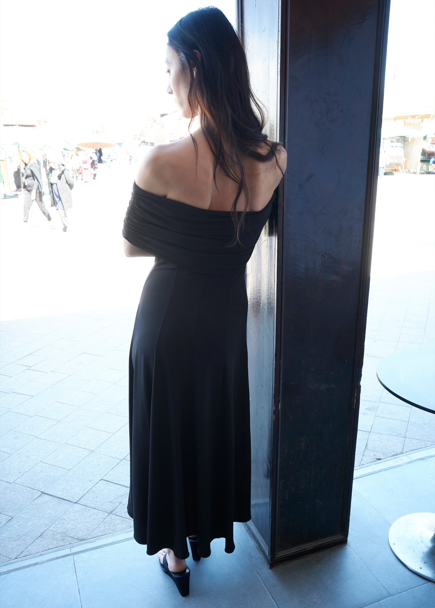 Robe évasée bustier - Verso de l’article