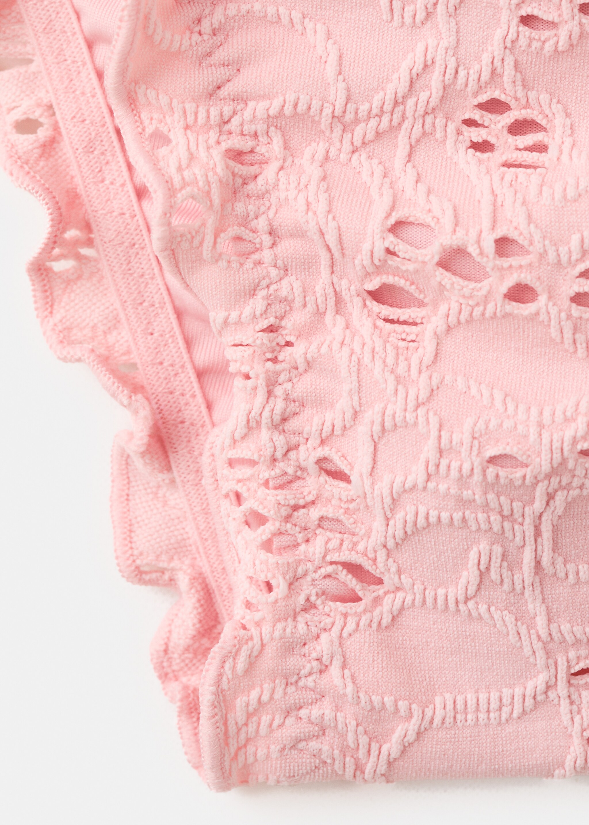 Braguita bikini volante - Detalle del artículo 0, Rosa. Ref: 27087892-00.