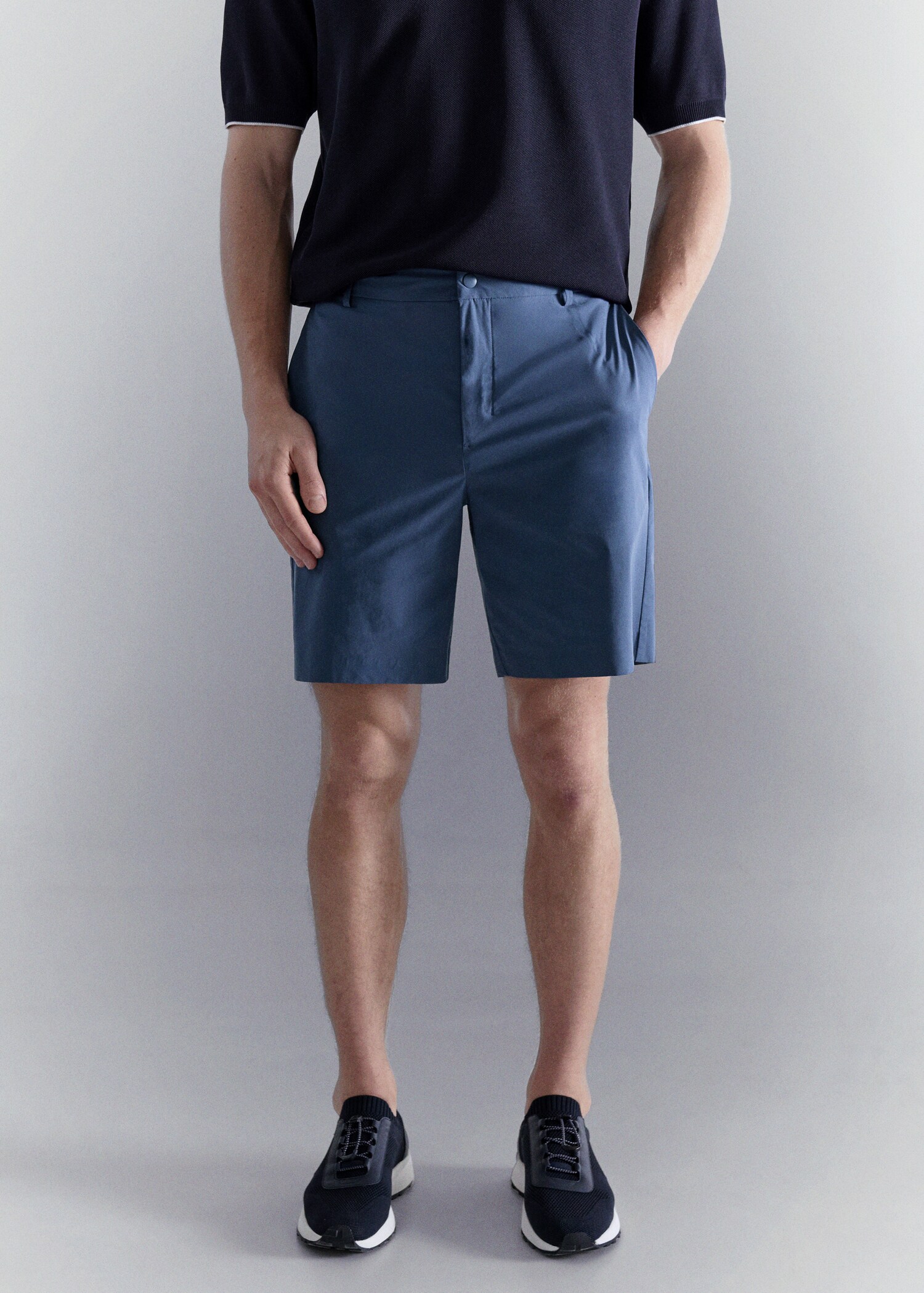 Bermudy comfort stretch water-repellent - Náhled ve středové rovině