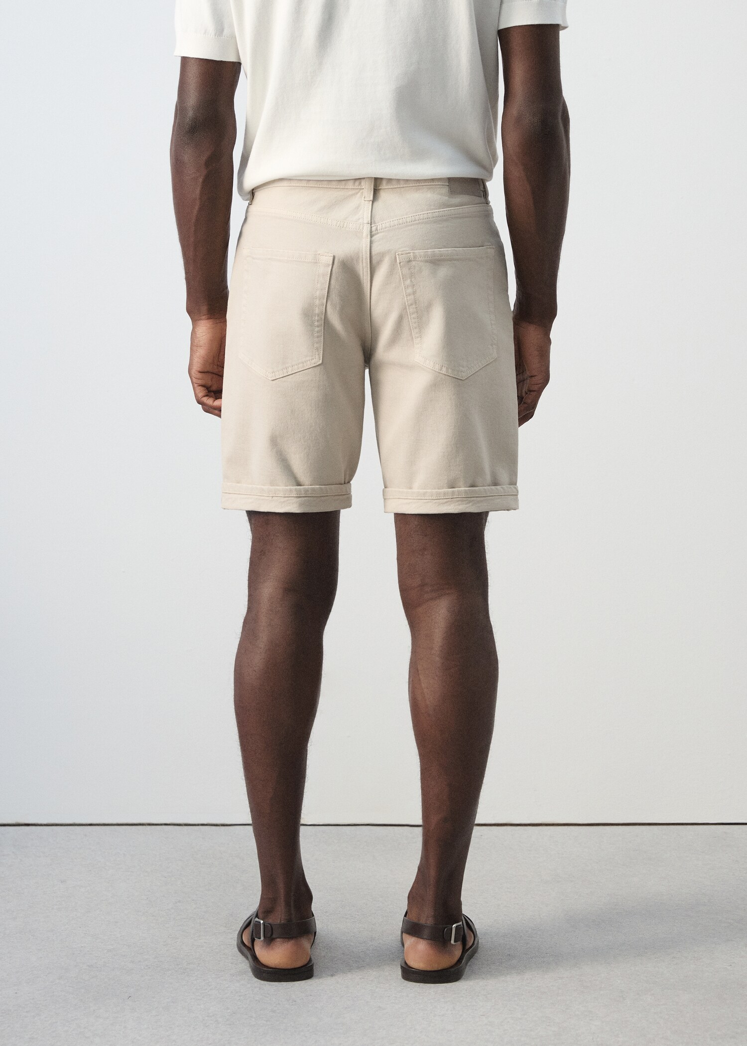 Bermudes texanes slim fit - Revers de l'article