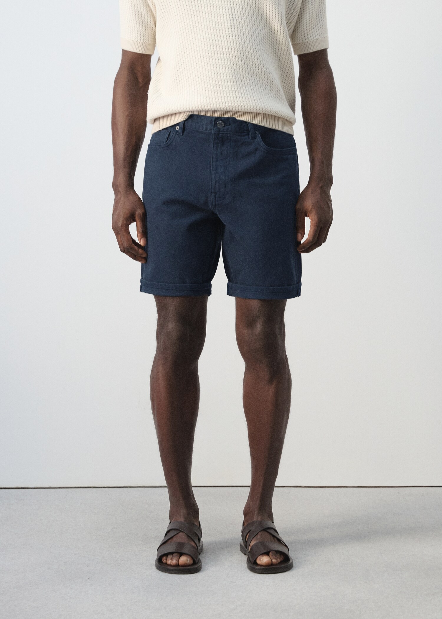 Bermudes texanes slim fit - Pla mig