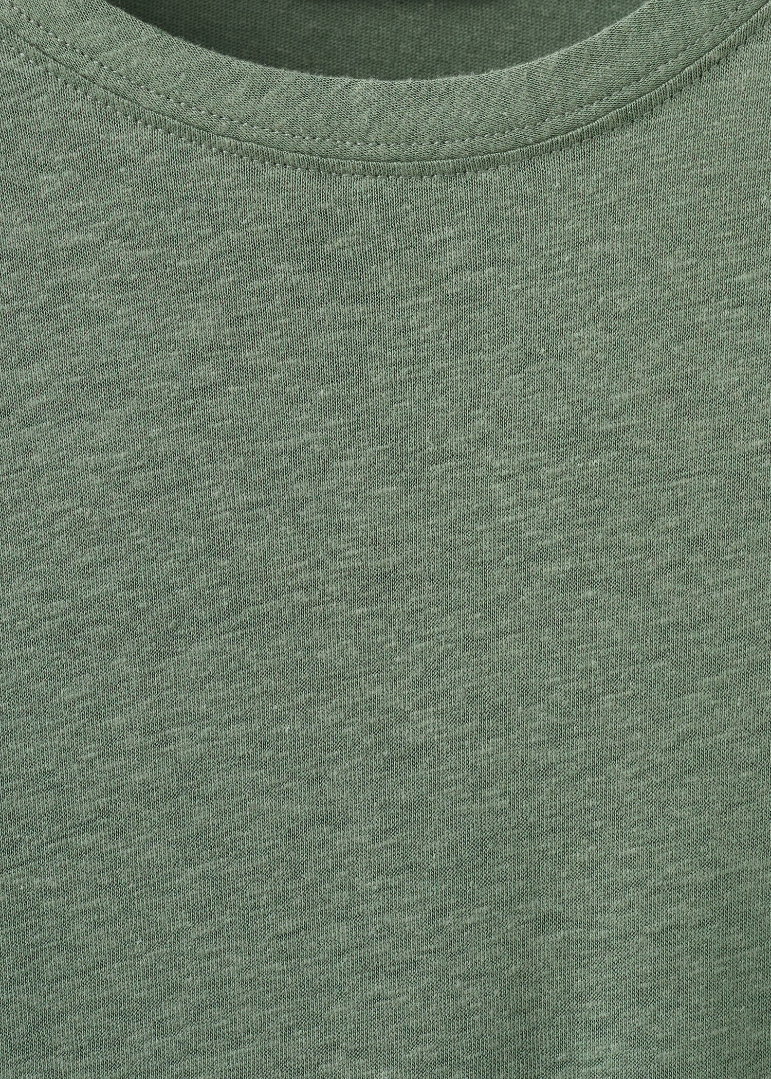 T-shirt lin slim-fit - Détail de l'article 0